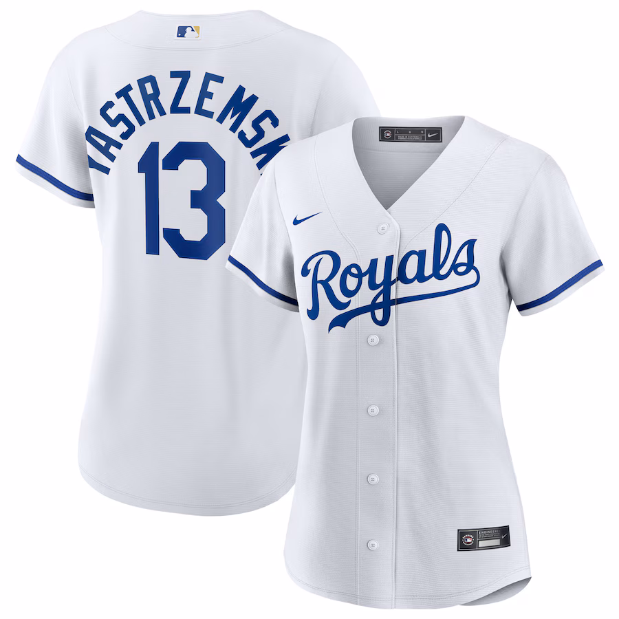 Women's Kansas City Royals Mike Yastrzemski Nike White Home Replica Jersey - Jersey