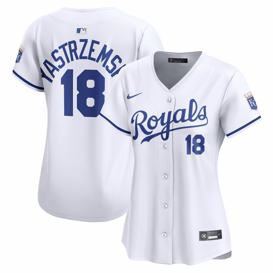 Women's Kansas City Royals Mike Yastrzemski Nike White Home Limited Player Jersey - Jersey