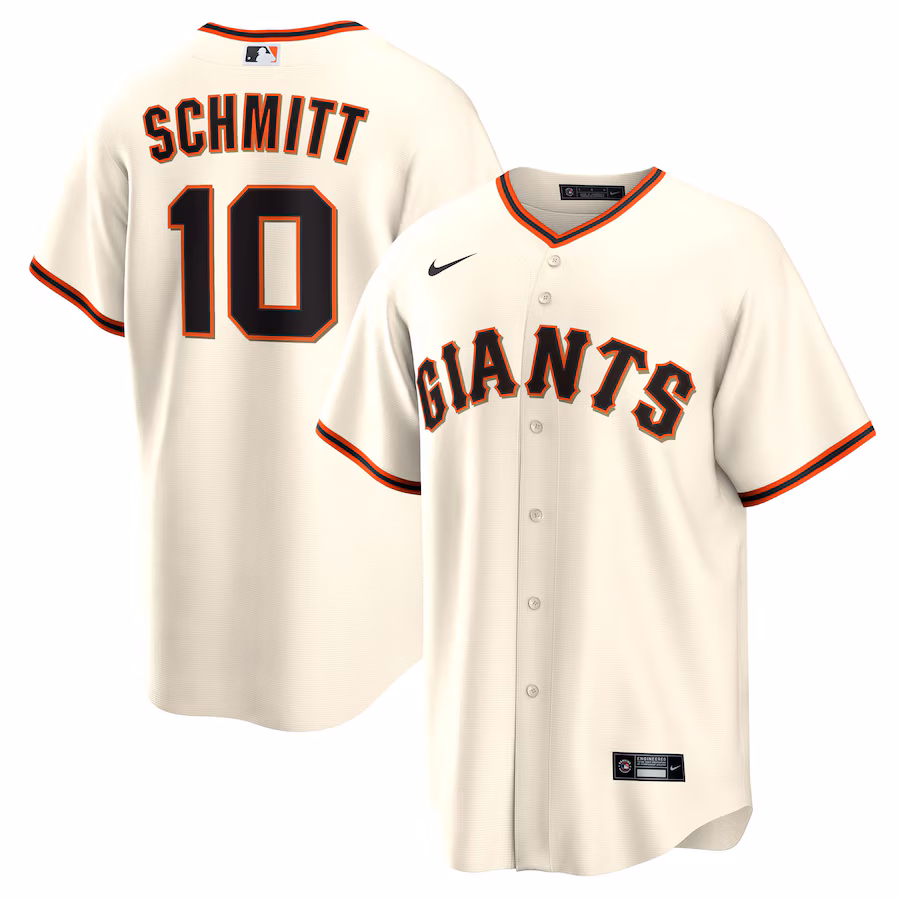 Men's San Francisco Giants Casey Schmitt Nike Cream Home Replica Jersey - Jersey