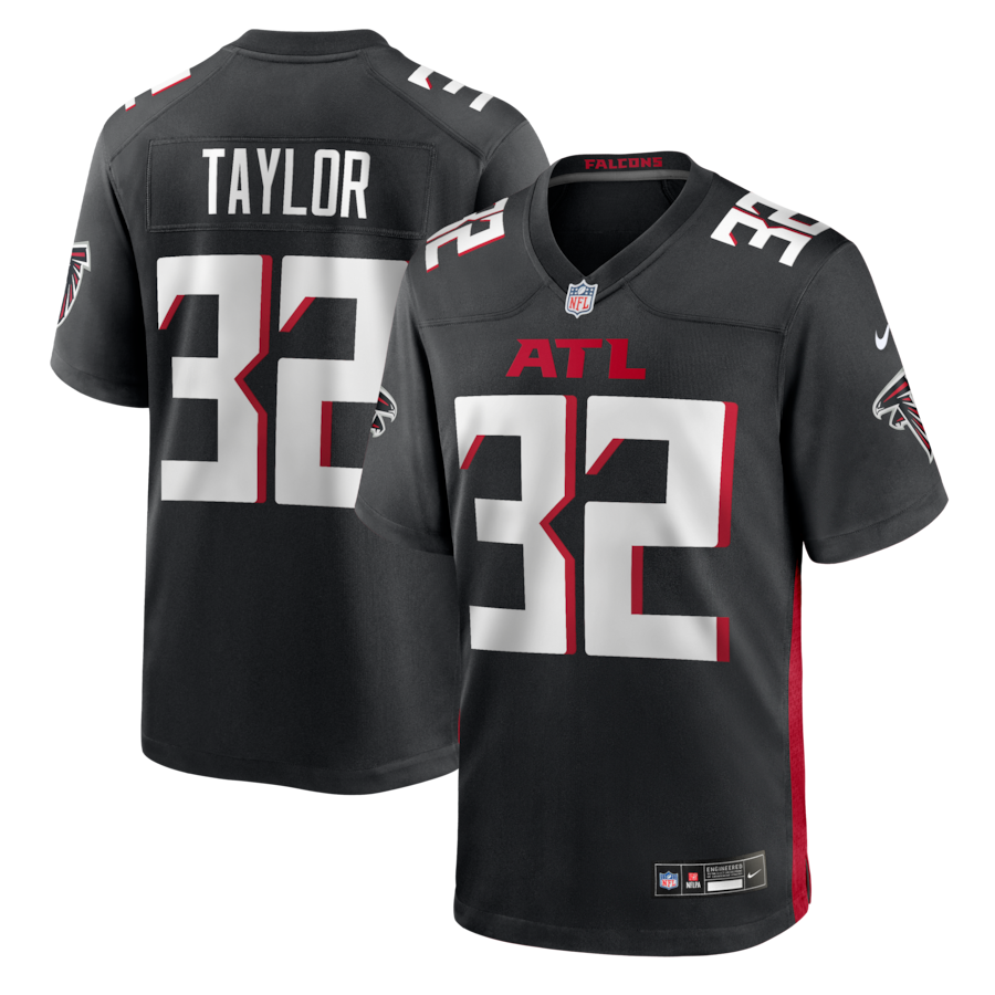 Men's Atlanta Falcons Keith Taylor Nike Black Team Game Jersey - Jersey