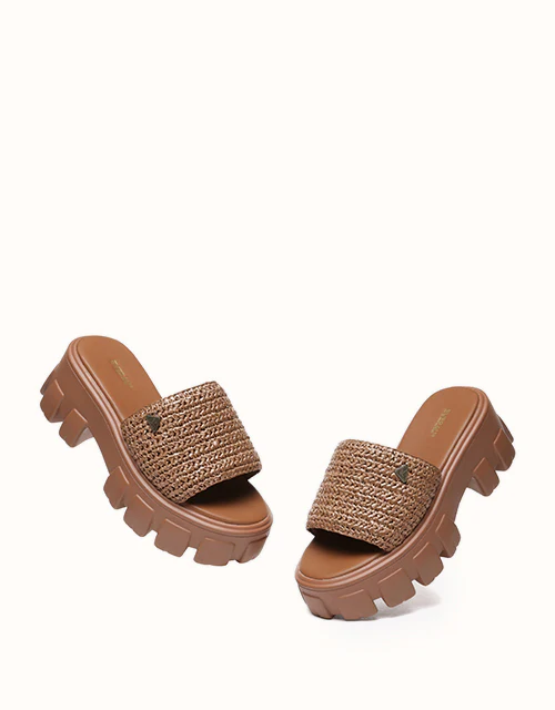 EVERAU? Woven Flatform Sandals