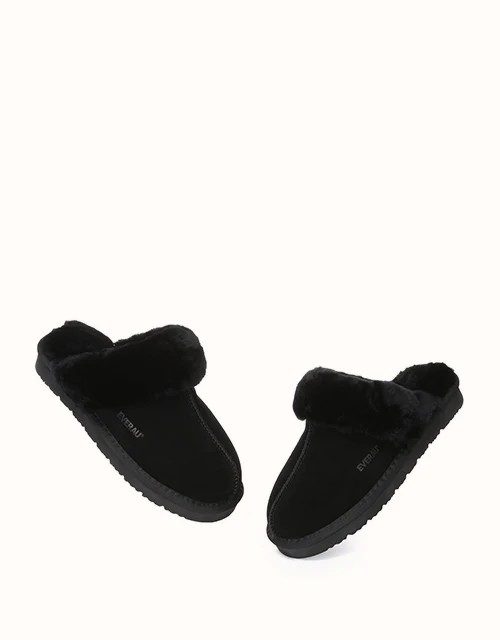 EVERAU® Muffin Slipper Suede