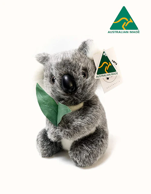 Aussie Bush Toys® Aussie Bush Koala With Gum Leaves 8 Lilly