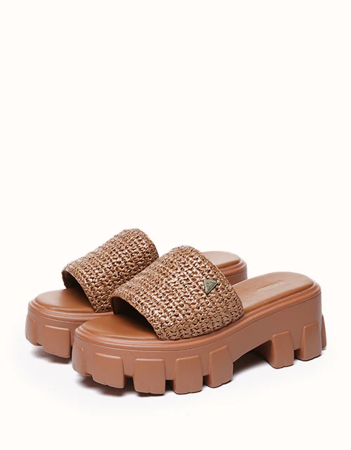 EVERAU? Woven Flatform Sandals