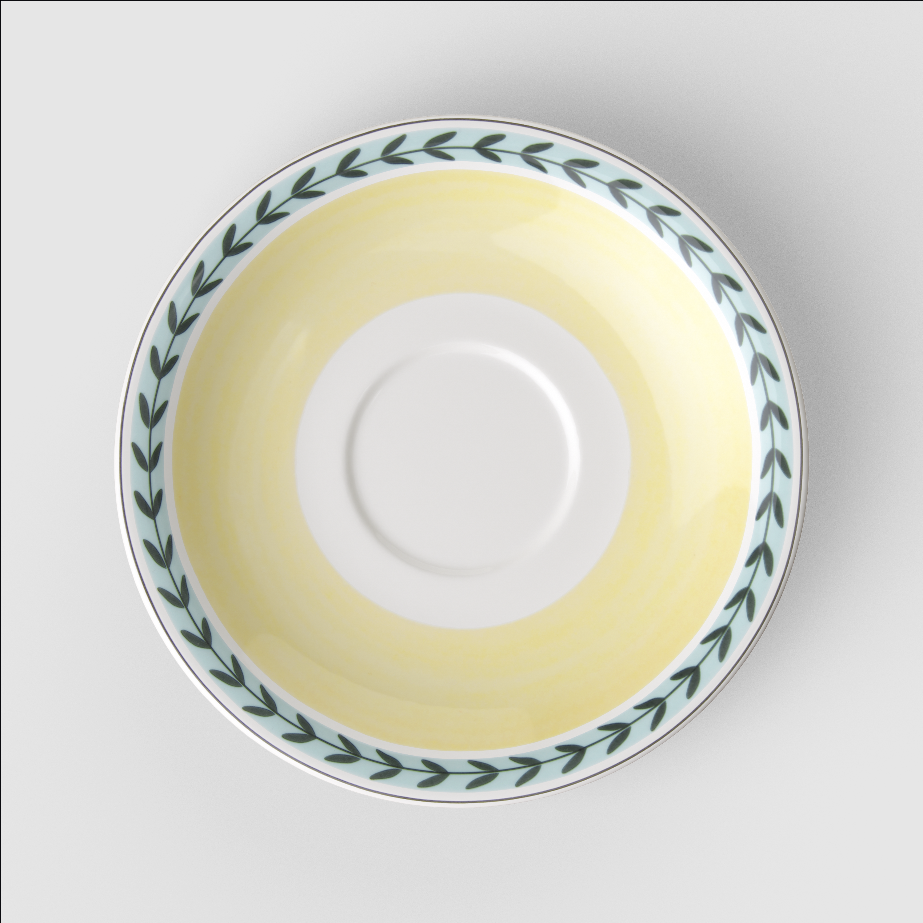 French Garden Cappuccino-Untertasse