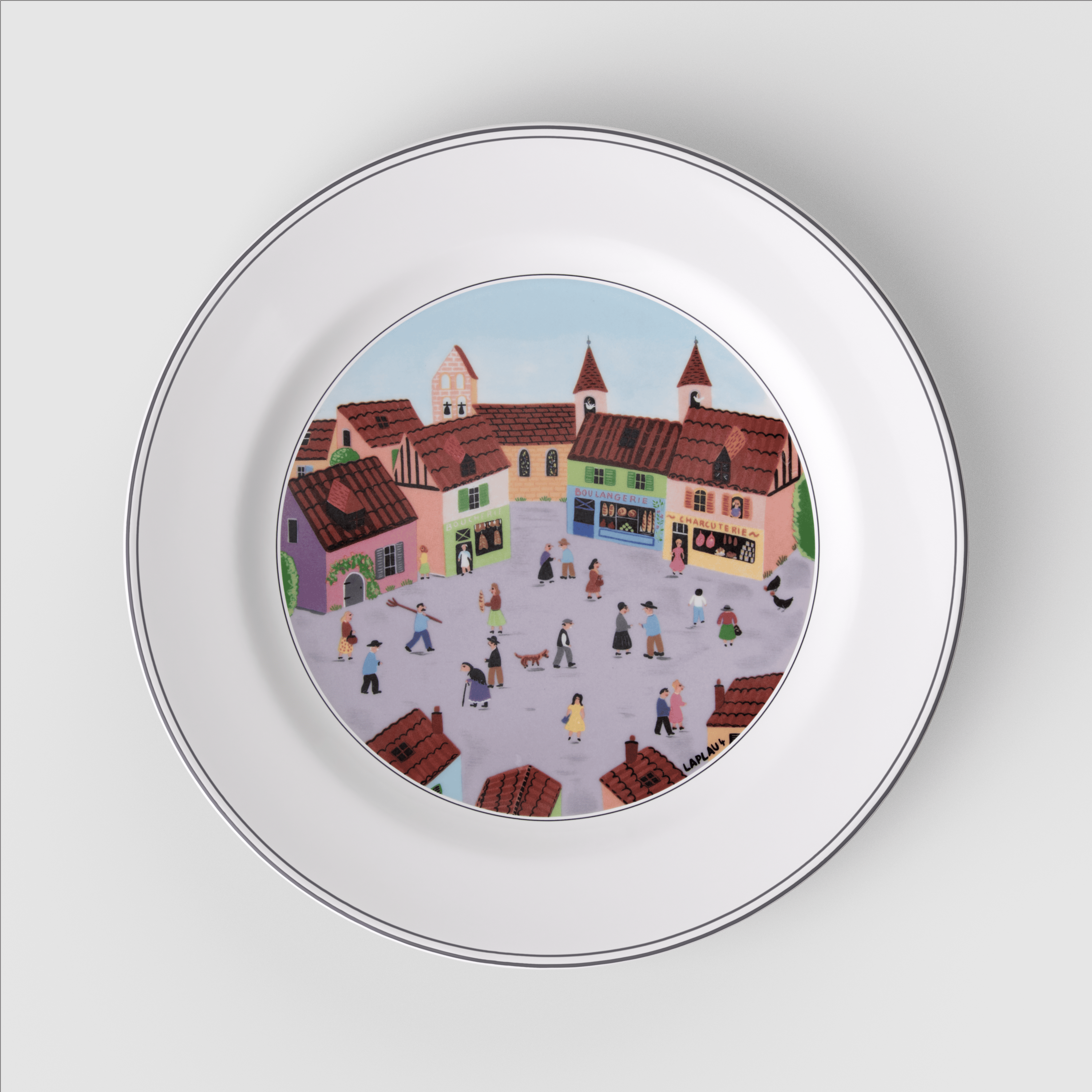 Design Naif Speiseteller