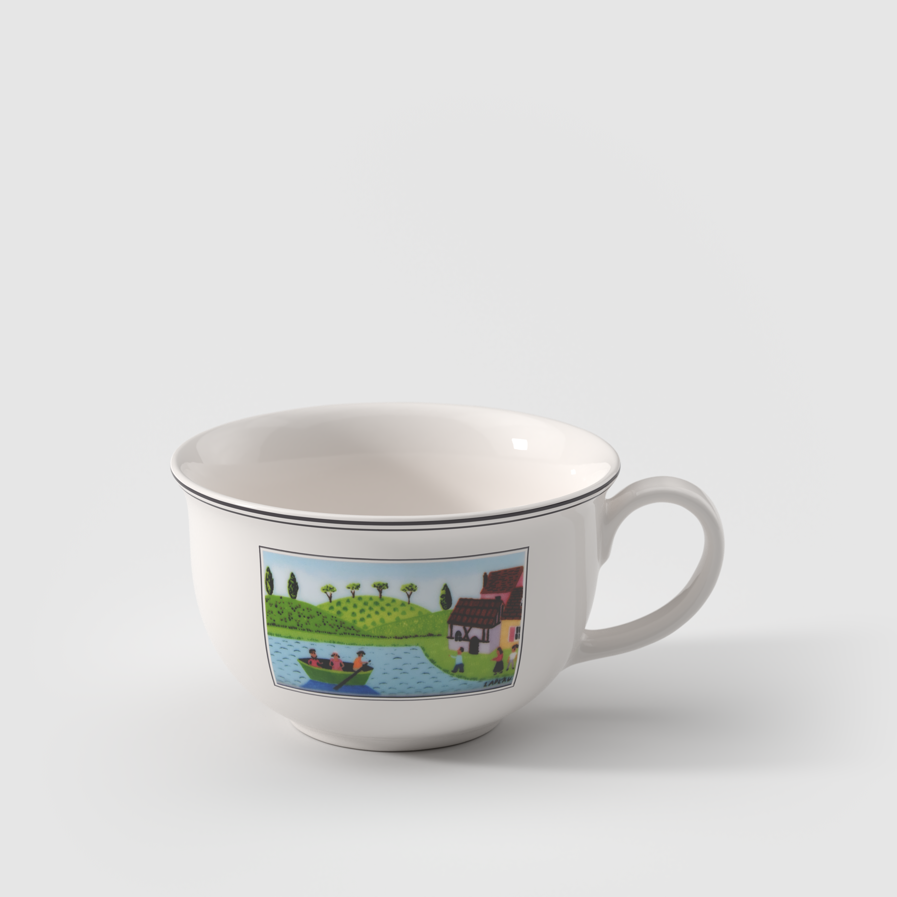 Design Naif Cappuccino-Tasse