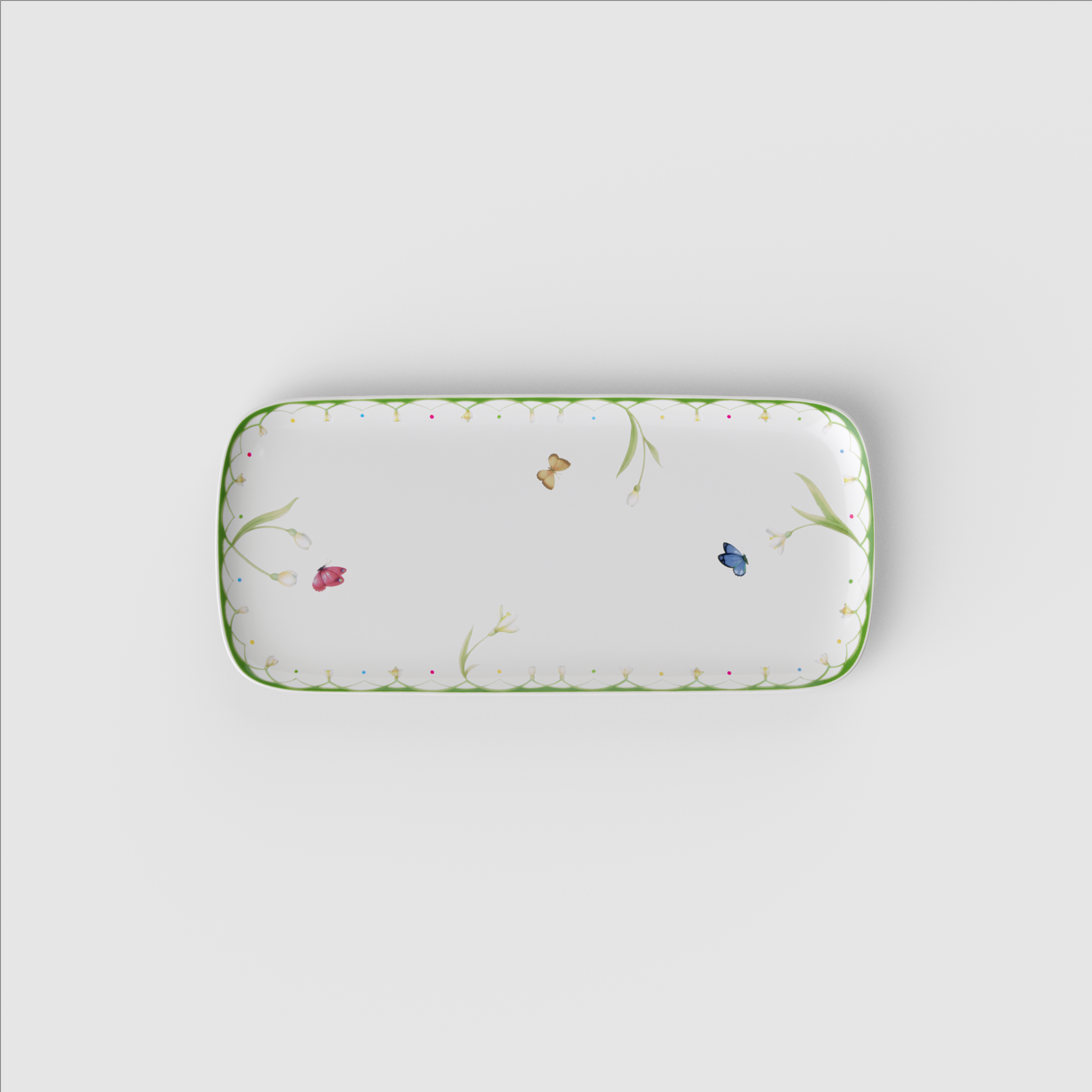 Colourful Spring Kuchen-/ Tortenplatte