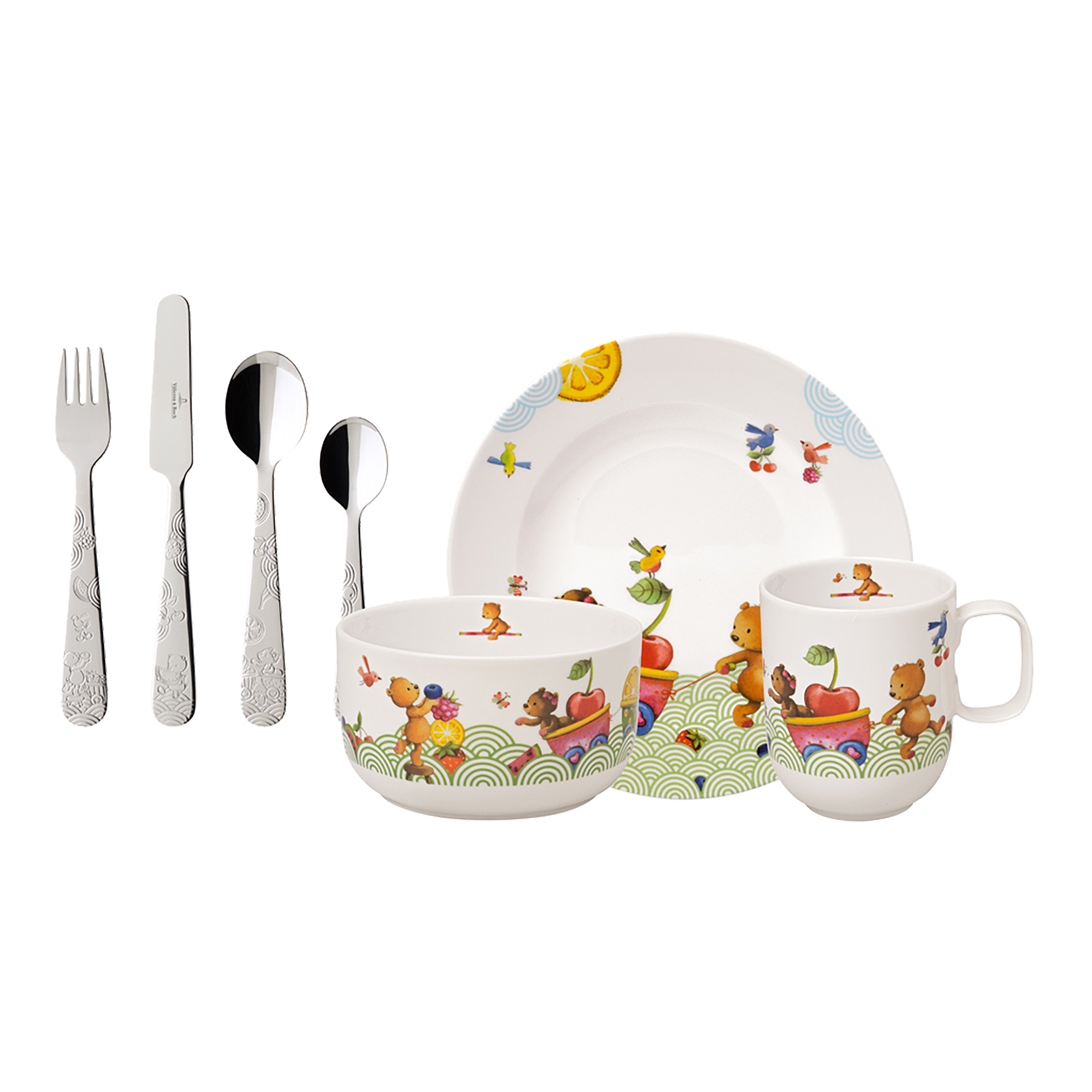 Kiddy Bears Kindergeschirr-Set 7tlg.