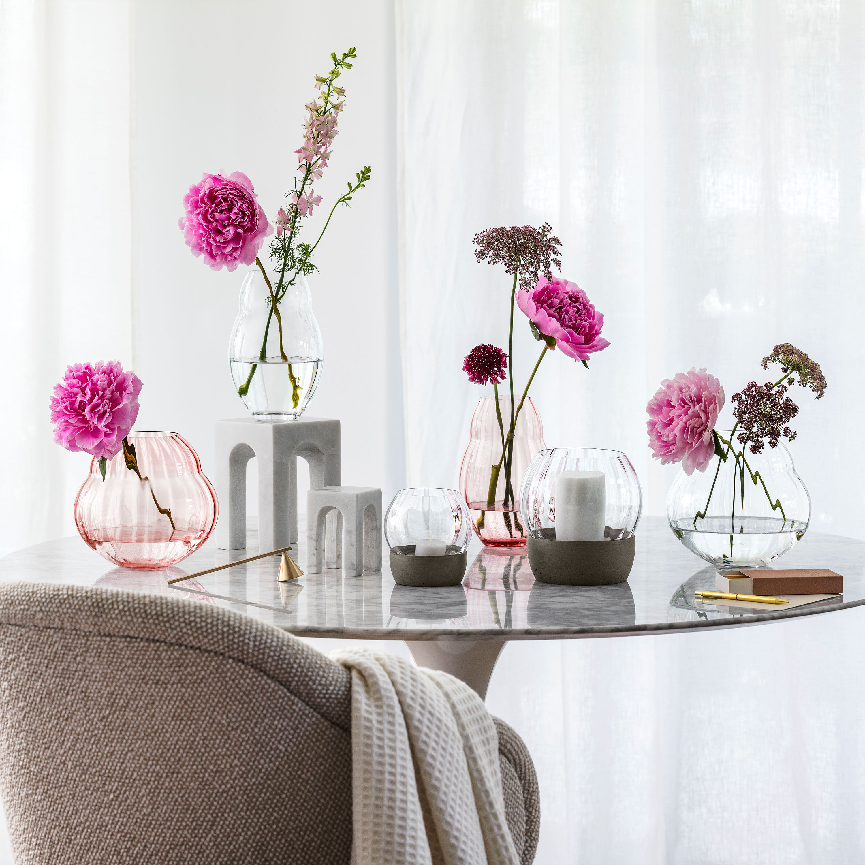 Rose Garden Windlicht