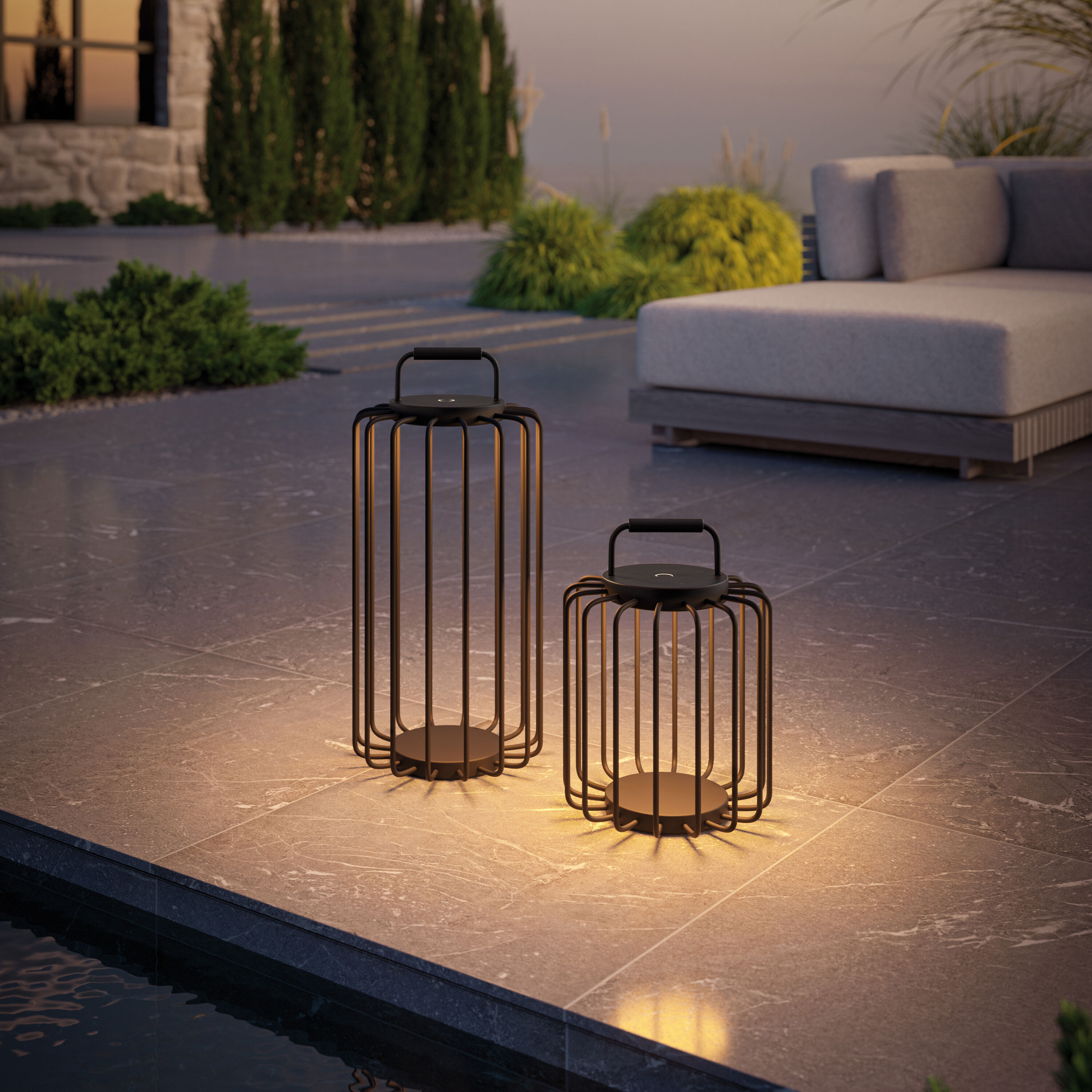 Bangkok Akkutischleuchte