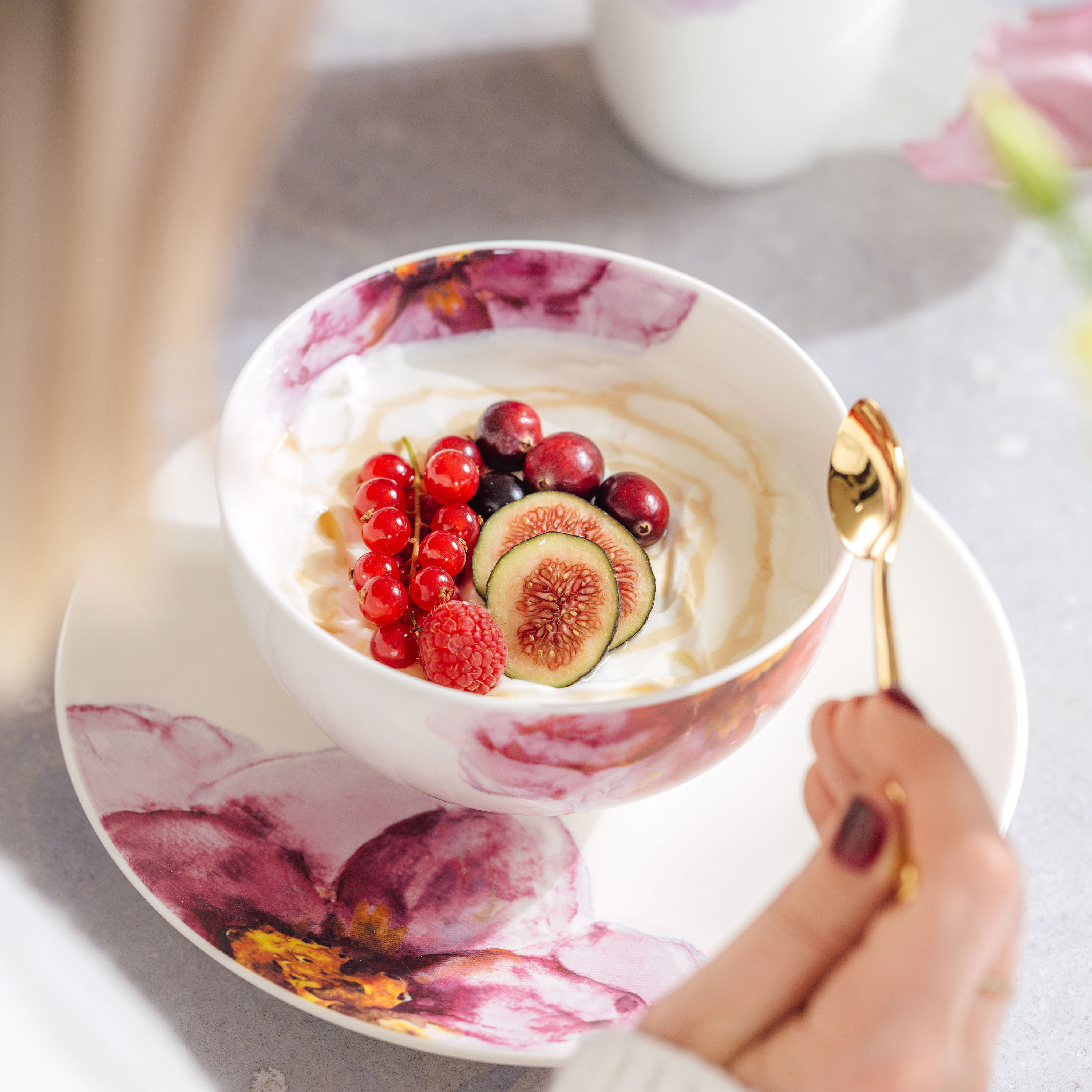 Rose Garden Fr��hst��cks-Set