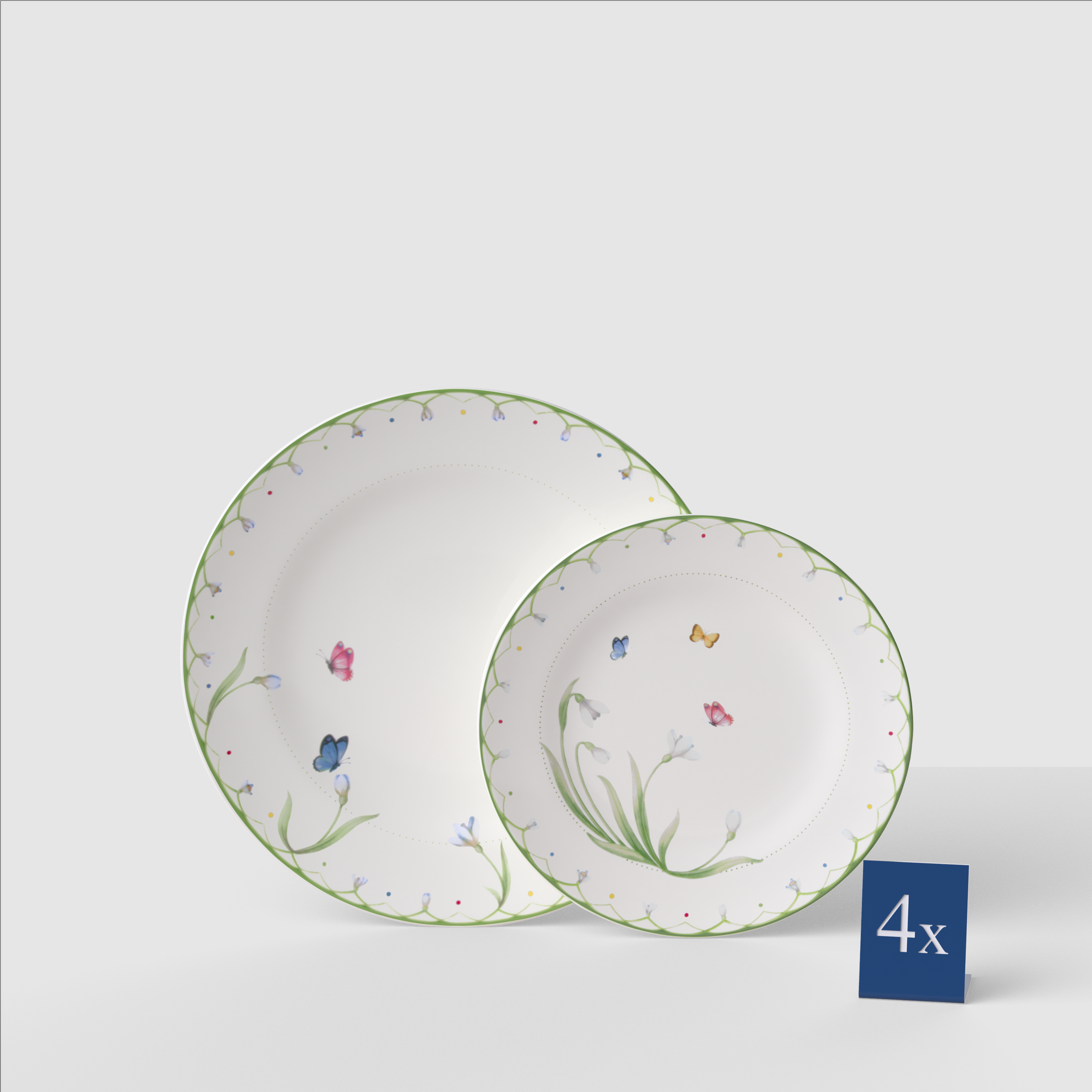 Colourful Spring Teller-Set