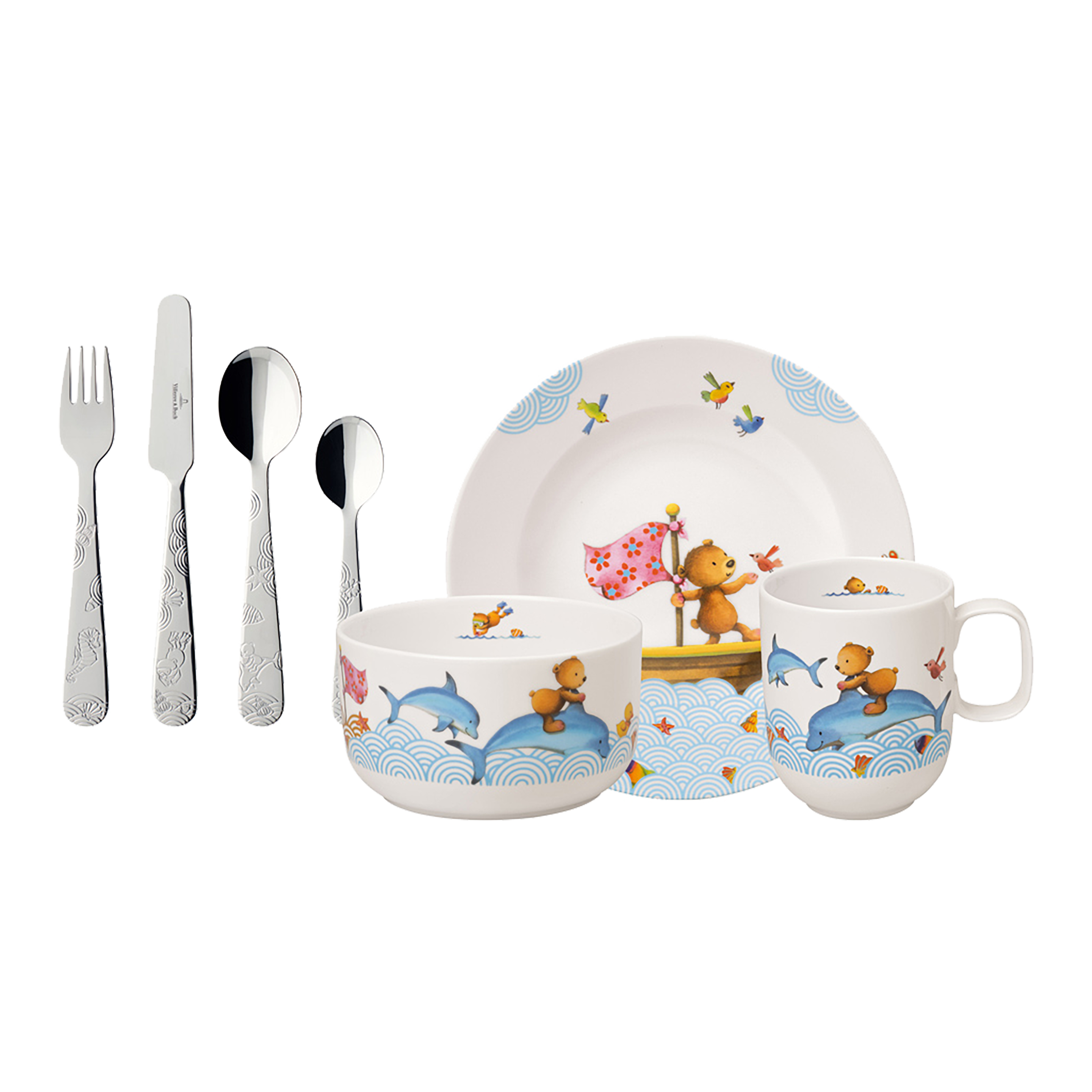 Kiddy Bears Kindergeschirr-Set 7tlg.