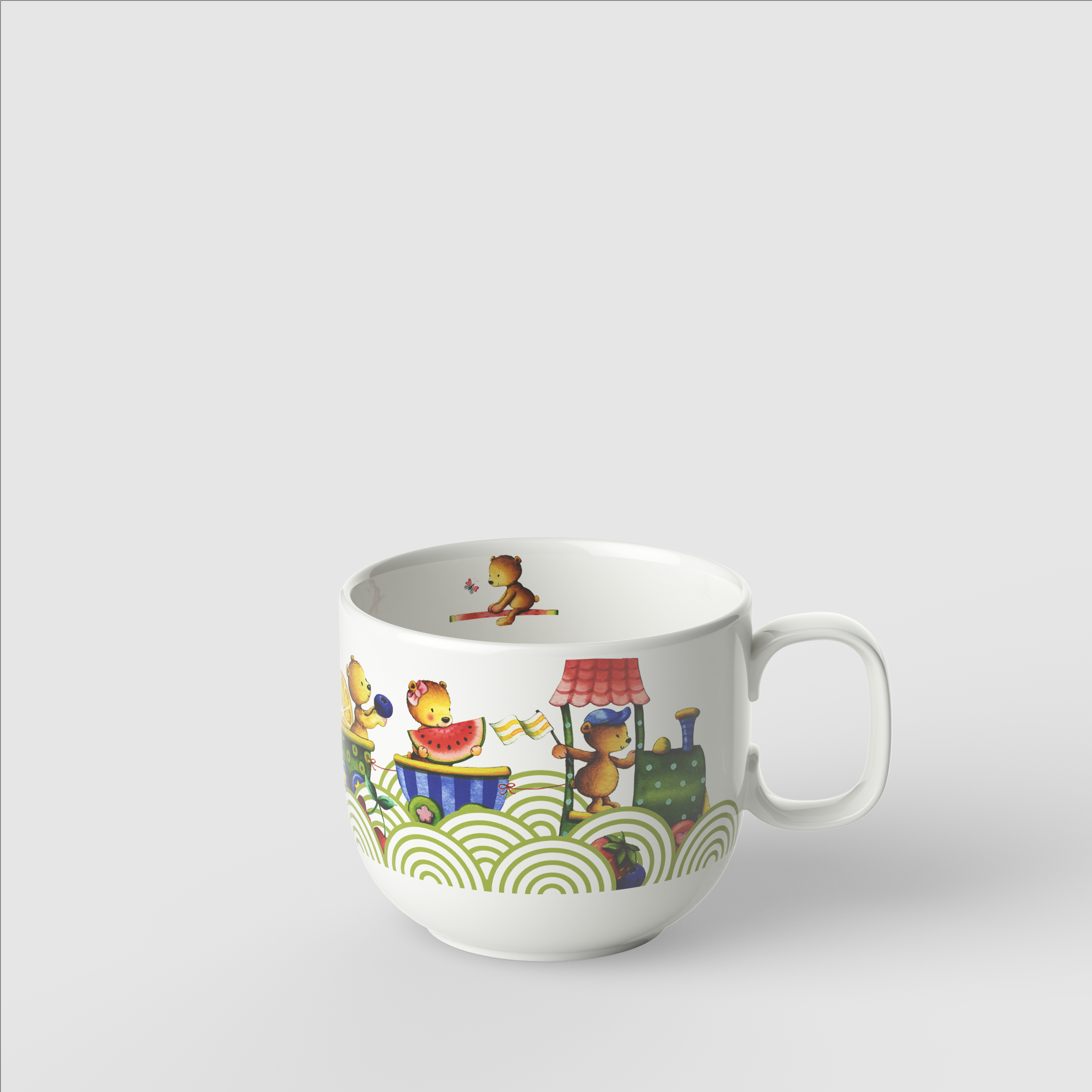 Kiddy Bears Kinderbecher mit Henkel, klein