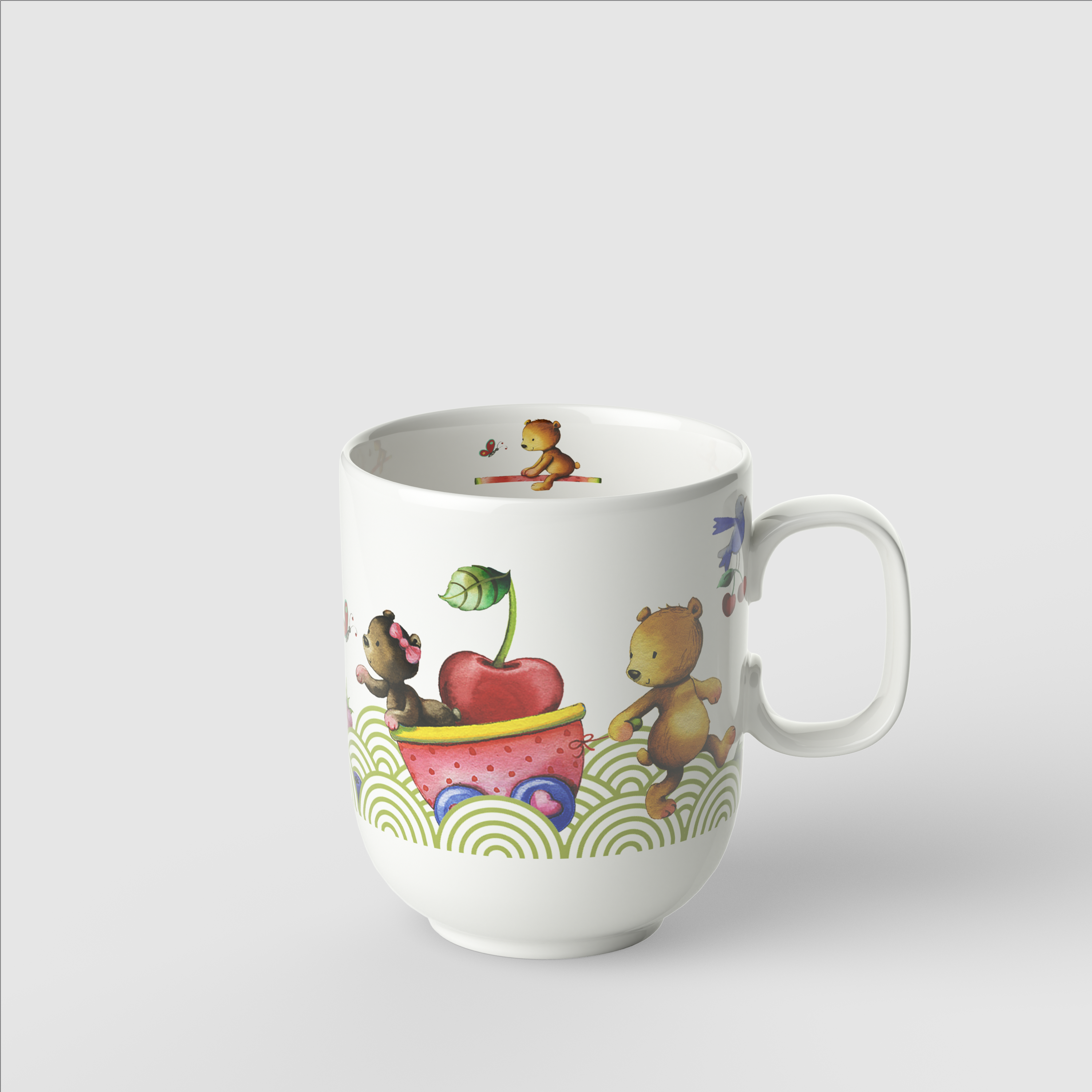 Kiddy Bears Kinderbecher mit Henkel, gro?