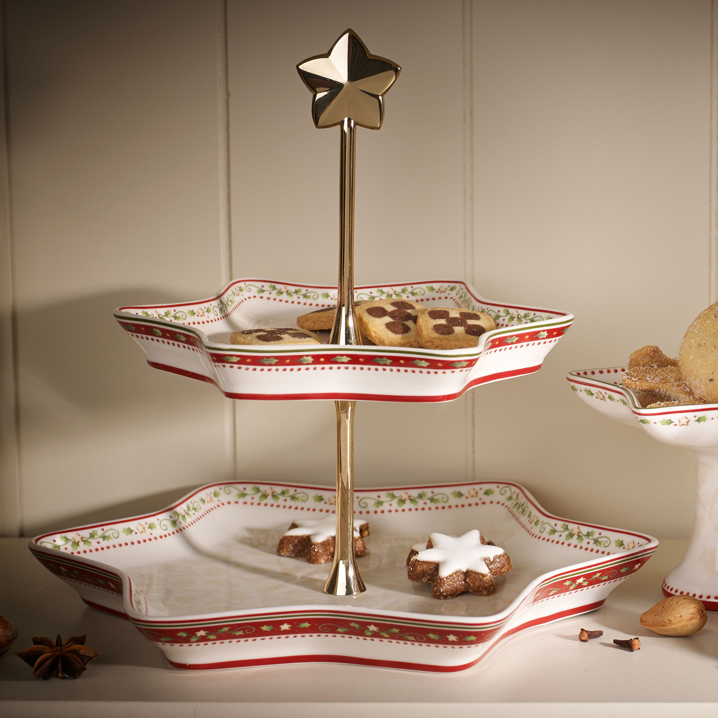 Winter Bakery Delight Etagere