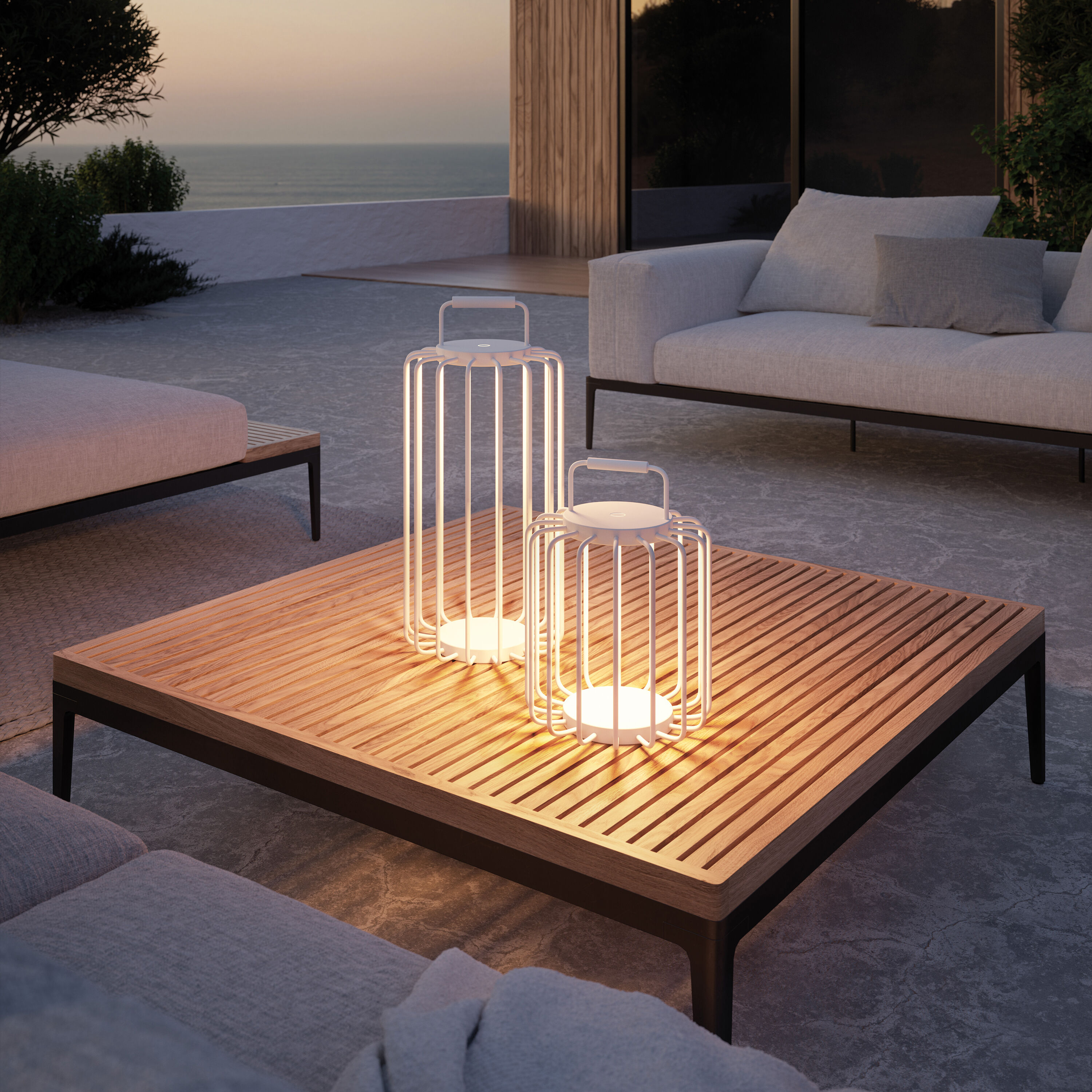 Bangkok Akkutischleuchte