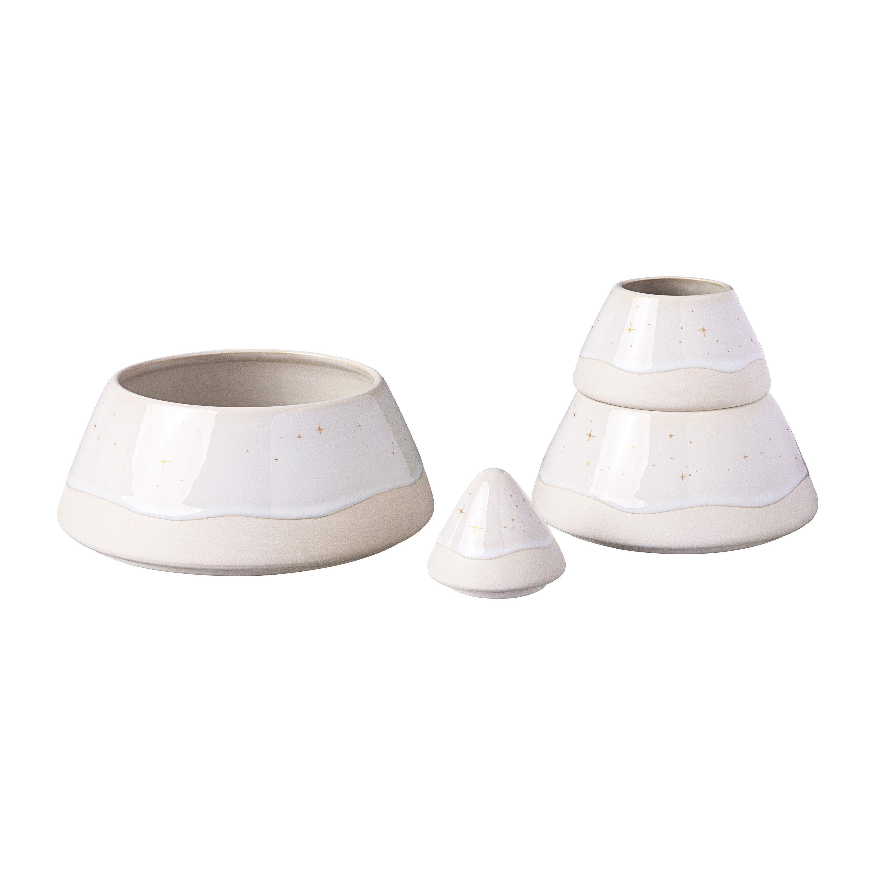 Winter Glow Dose rund