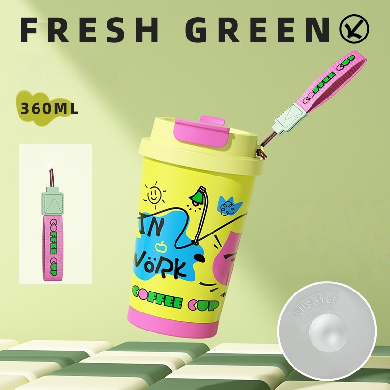 Walking the Coffee Cup Travel Mug