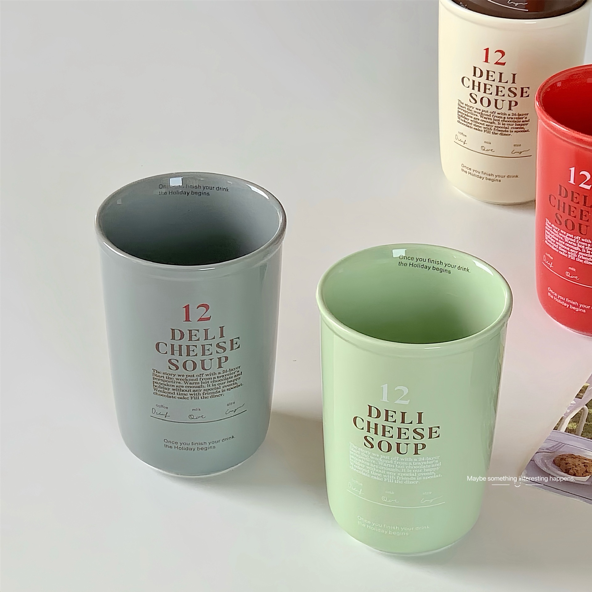 Deli Cheese Soup Ceramic Cup