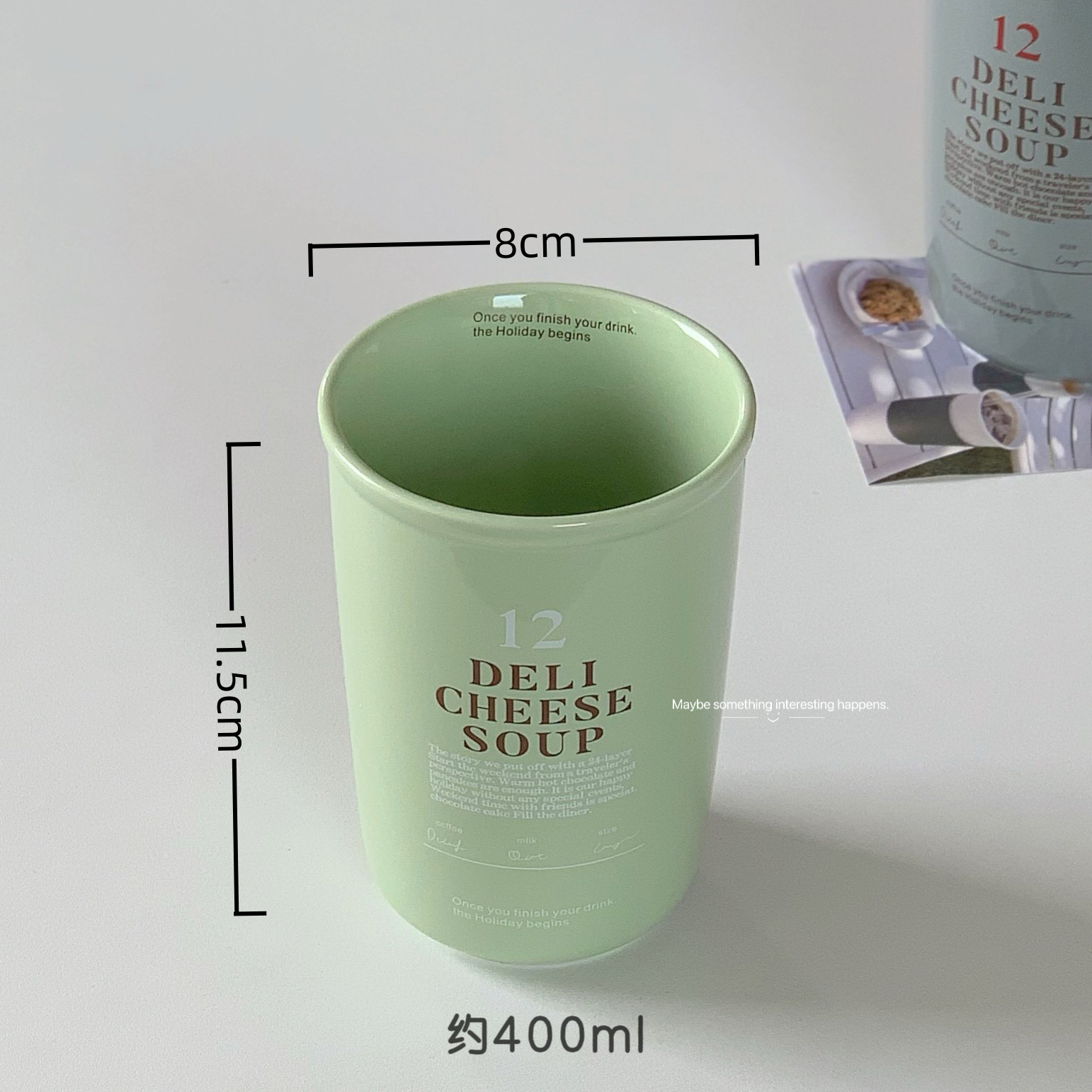 Deli Cheese Soup Ceramic Cup
