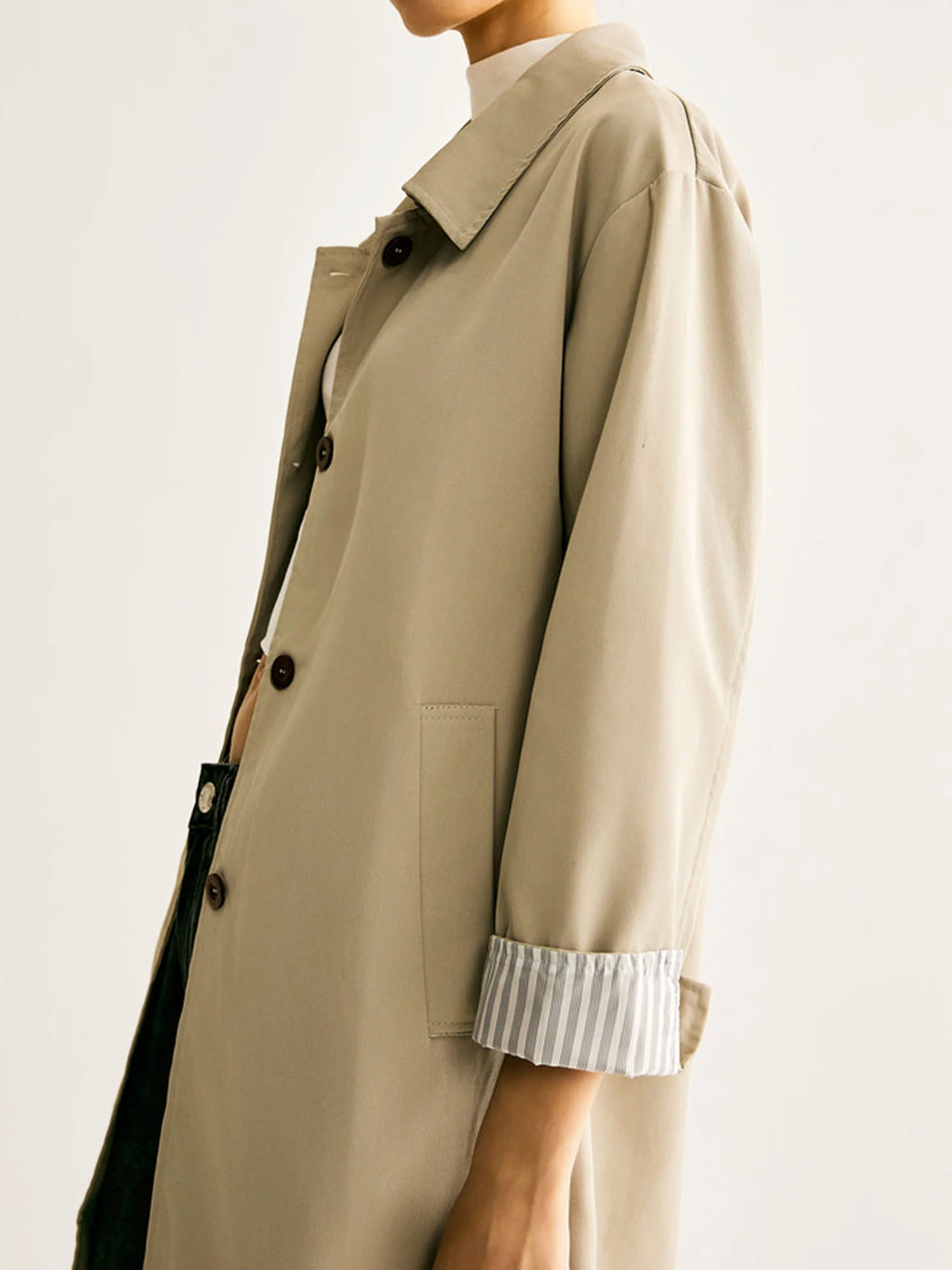Beige Trench Coat - XPRESSC