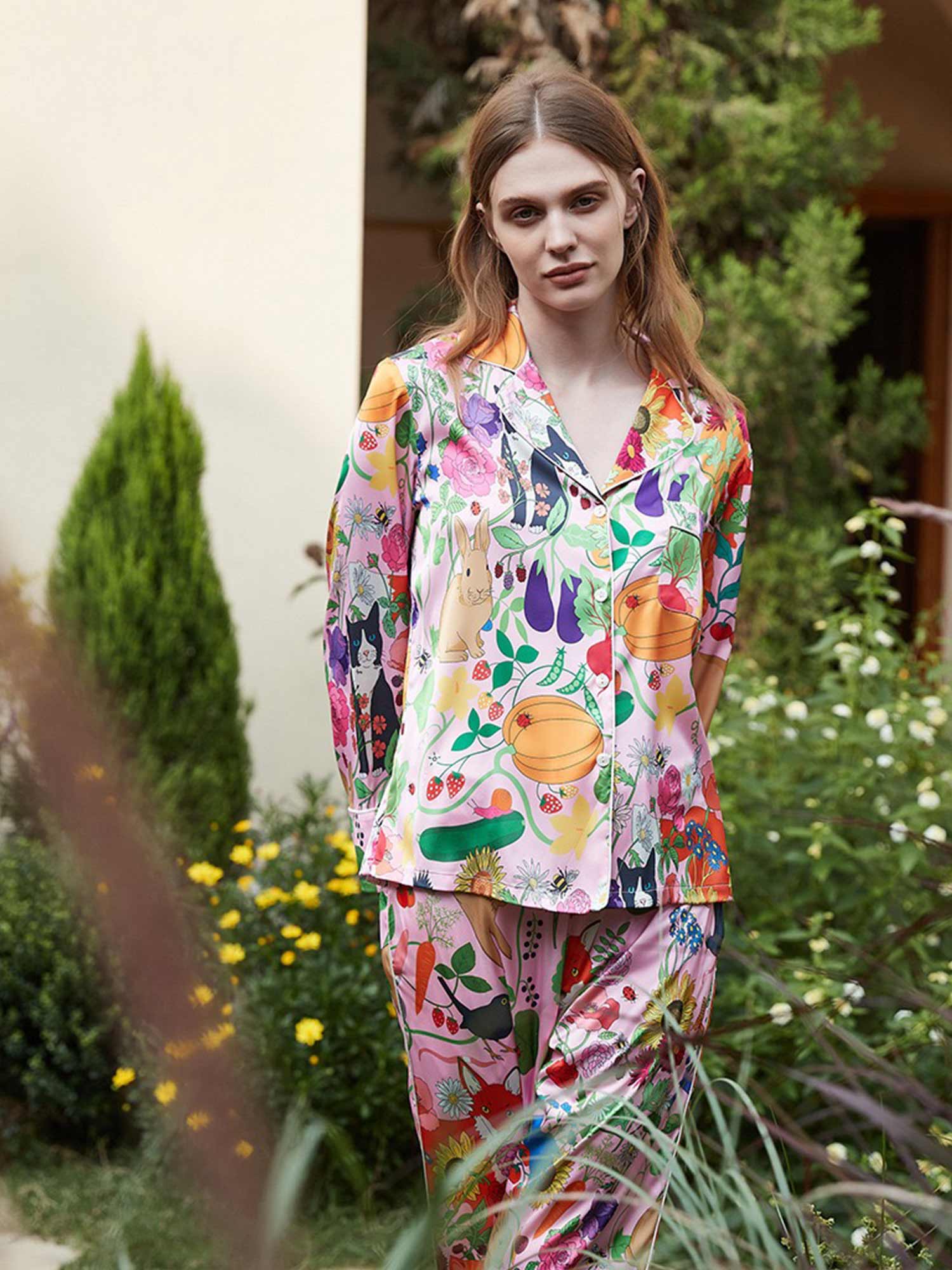 Pumpkin Garden Pajama Set - XPRESSC