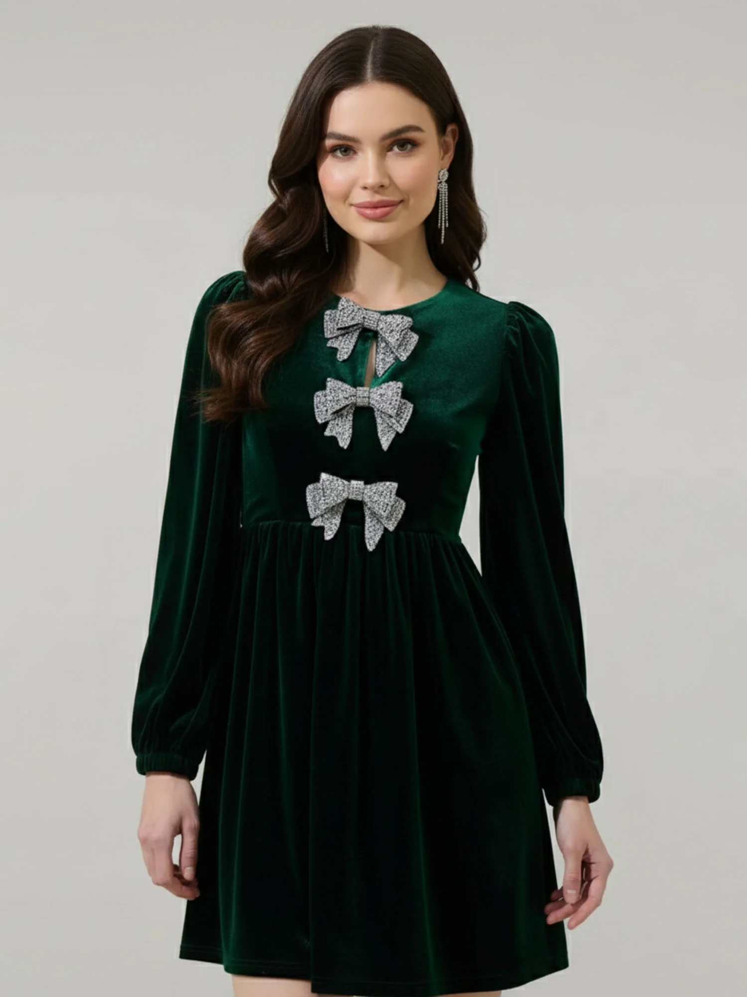 Bowed Reverie Mini Dress - XPRESSC