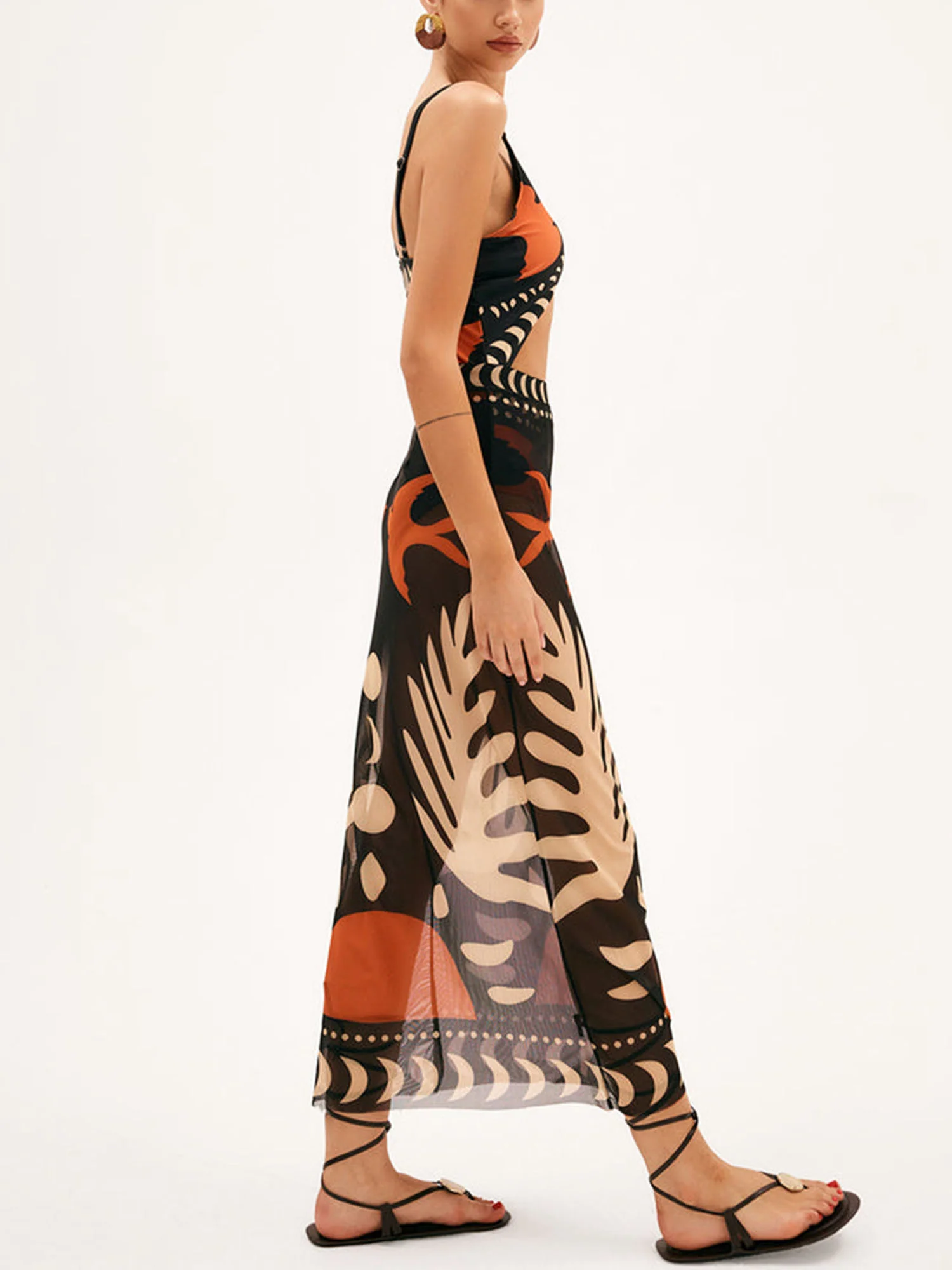 Black and Orange Cover-Up - XPRESSC