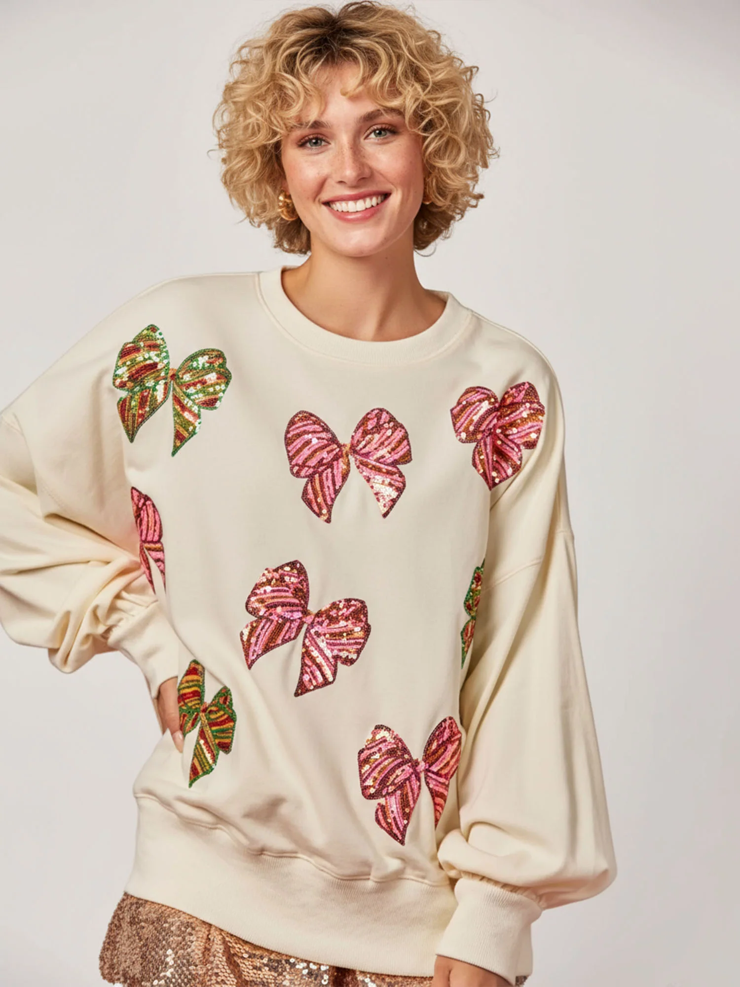 White Butterfly Reverie Sweatshirt - XPRESSC