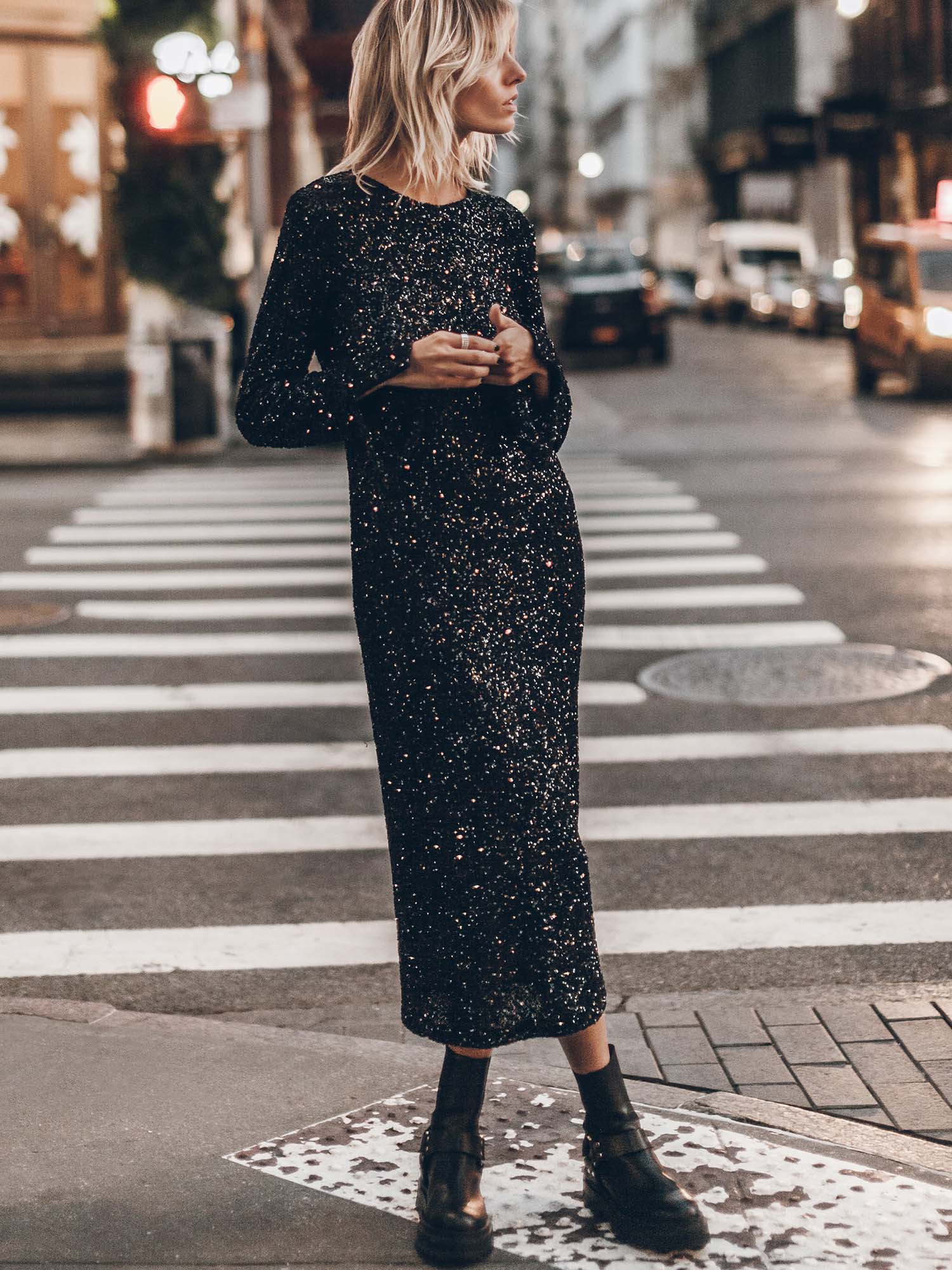 Glitter MiDi Dress - XPRESSC