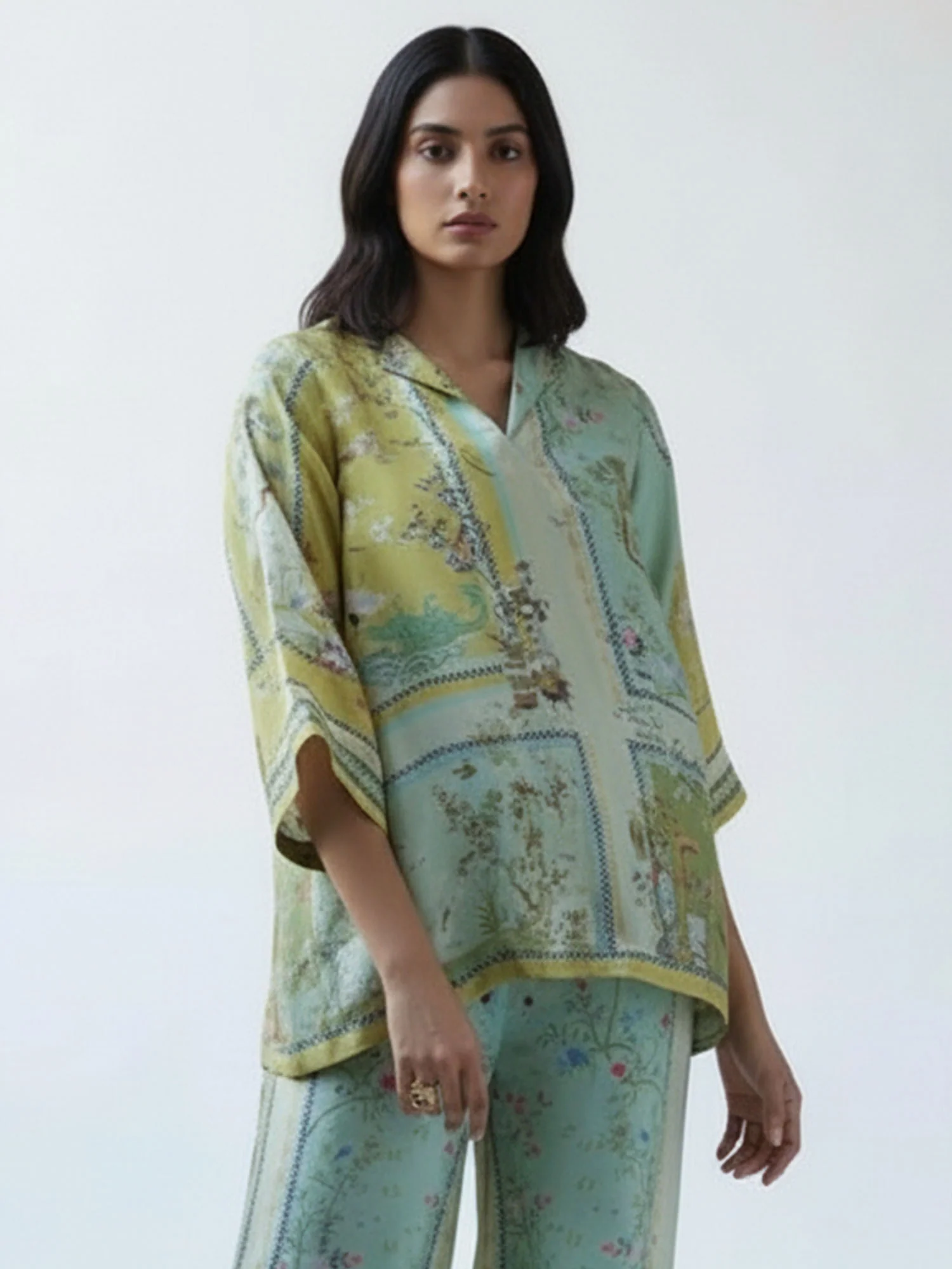 Serene Botanical Camp Shirt - XPRESSC