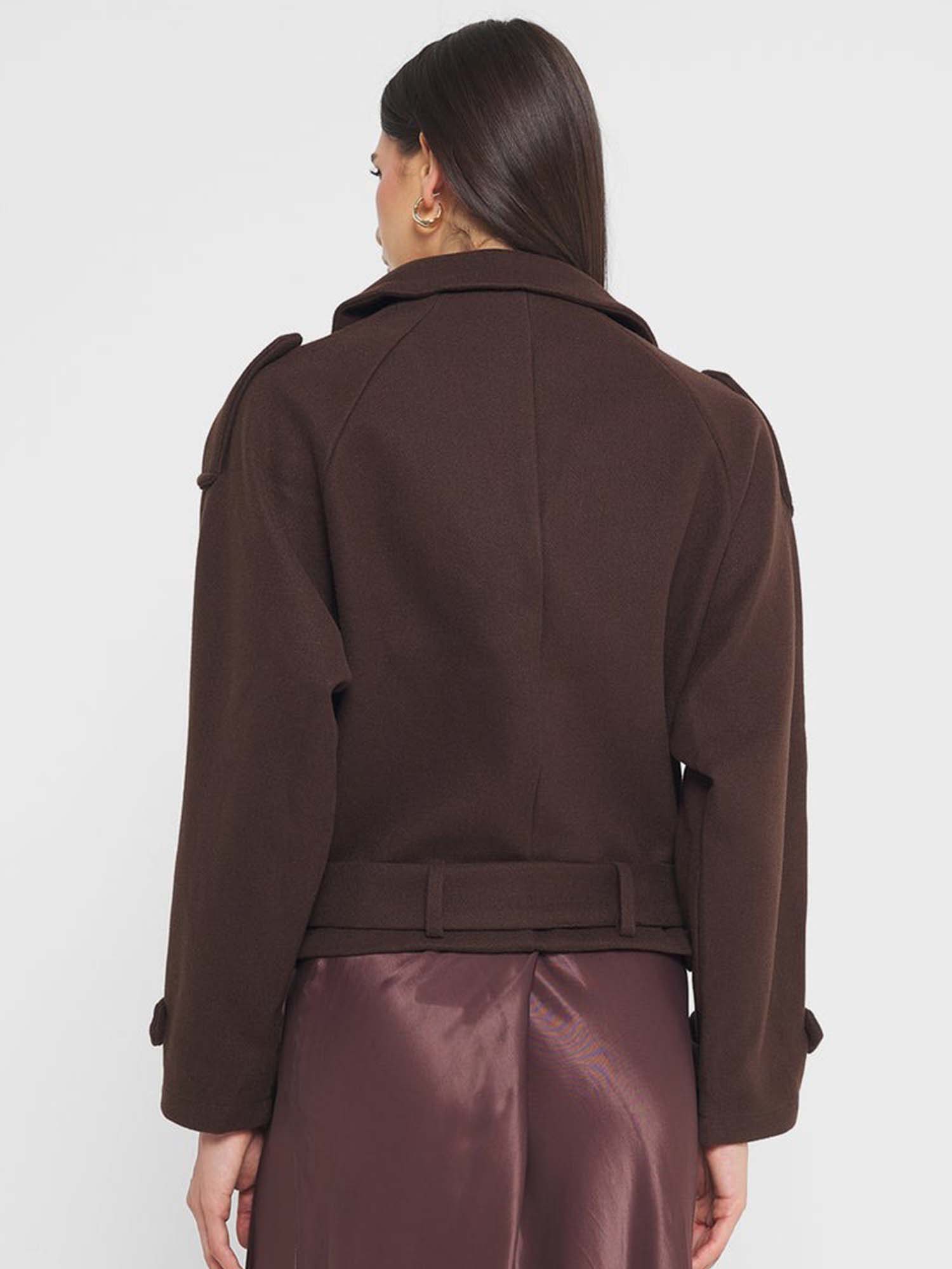 Double-Breasted Wool Coat - XPRESSC