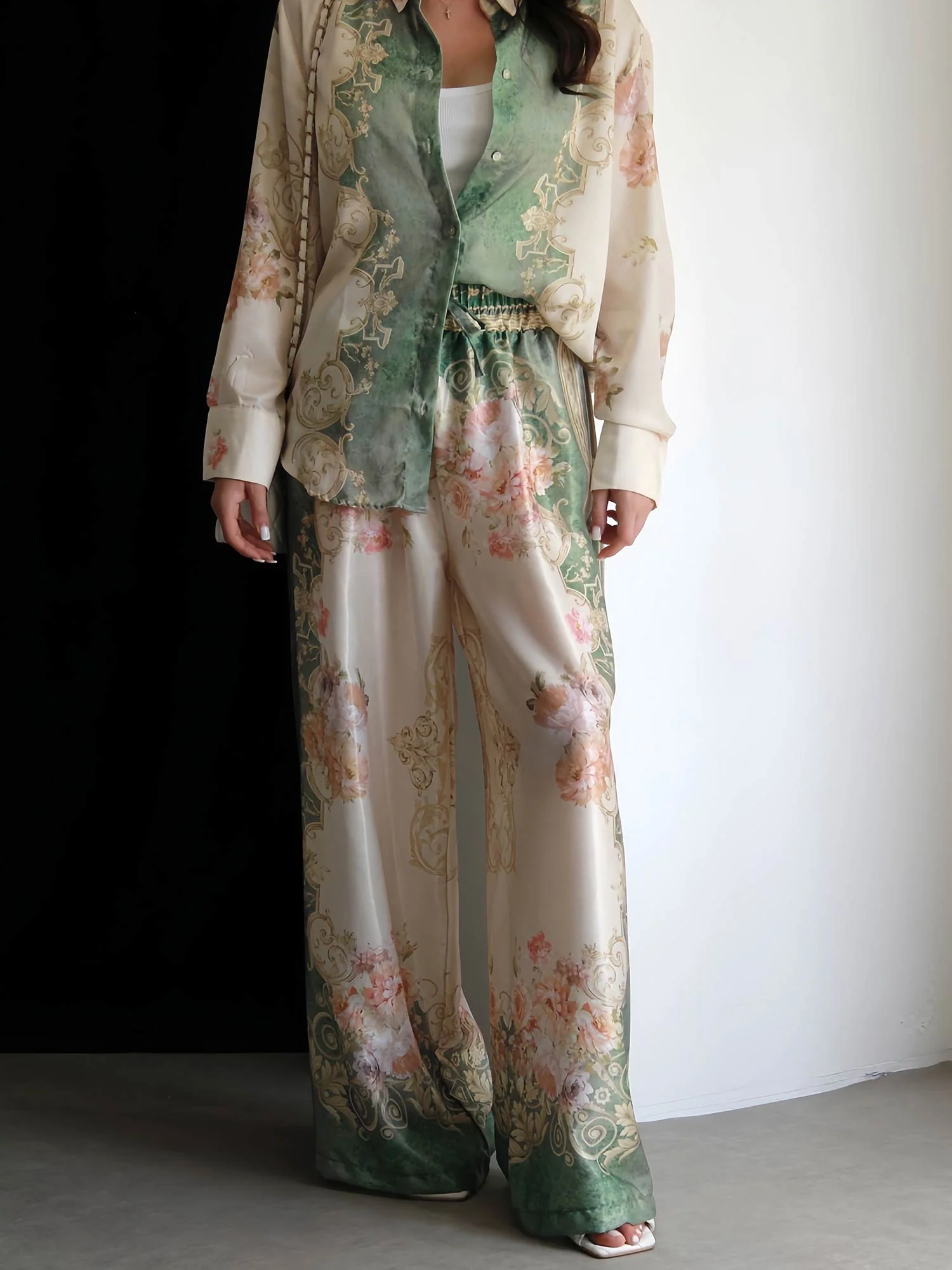 Regal Flow Wide-Leg Pants - XPRESSC