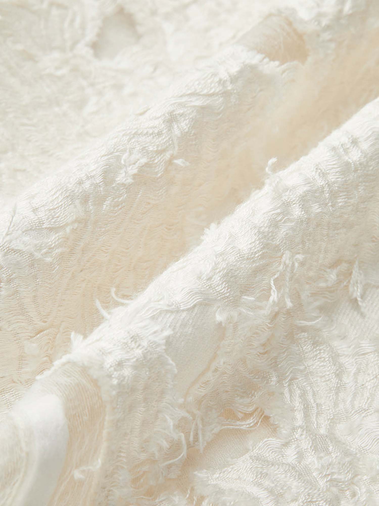 Distressed White Blazer - XPRESSC