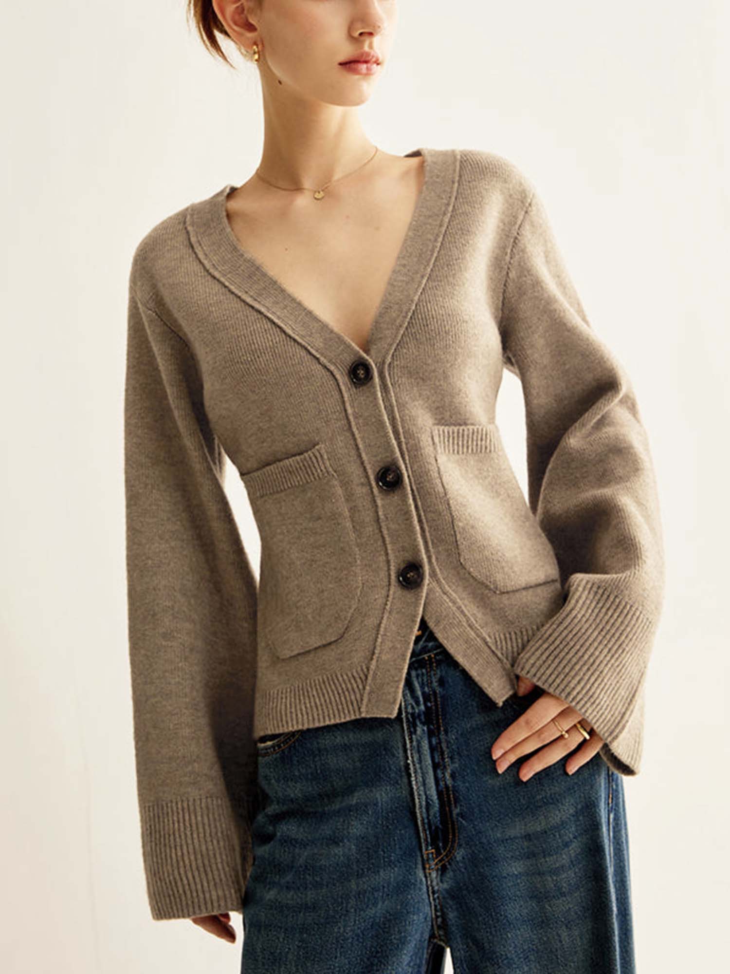 Oversized Knit Cardigan - XPRESSC