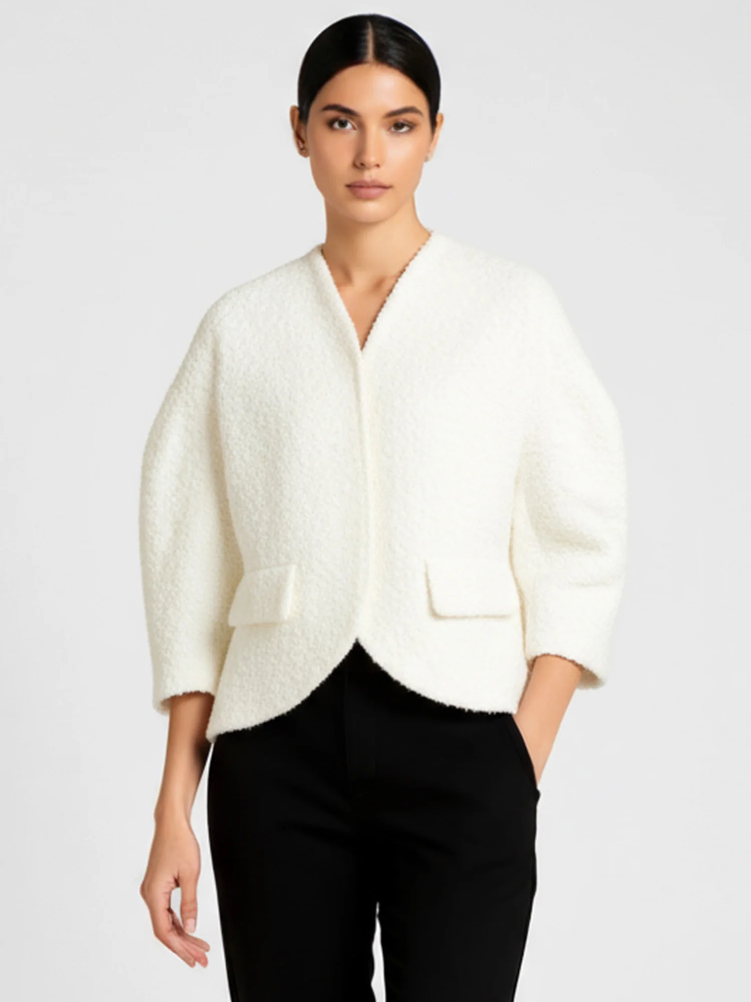 Textured Bouclé Jacket - XPRESSC