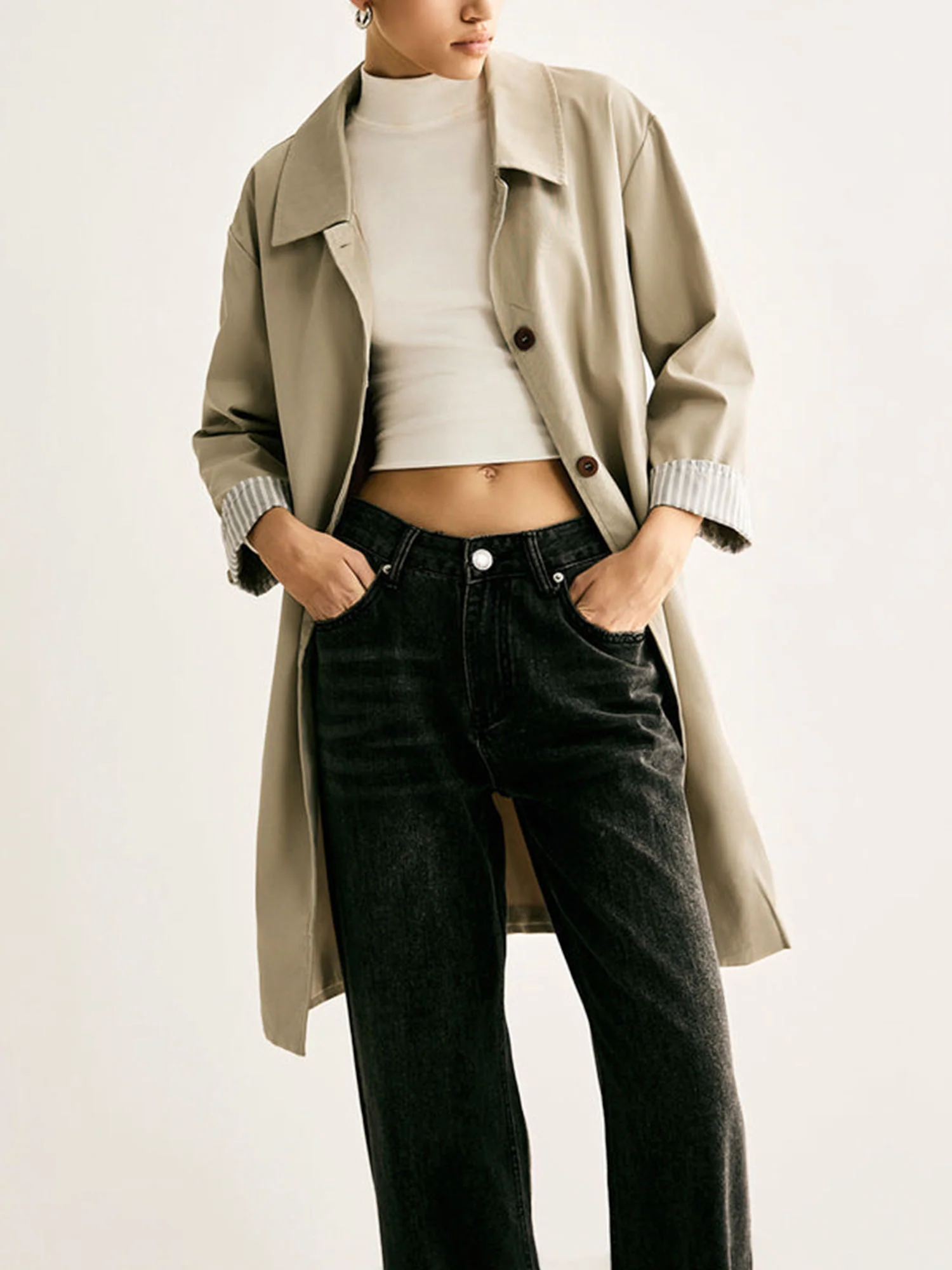 Beige Trench Coat - XPRESSC