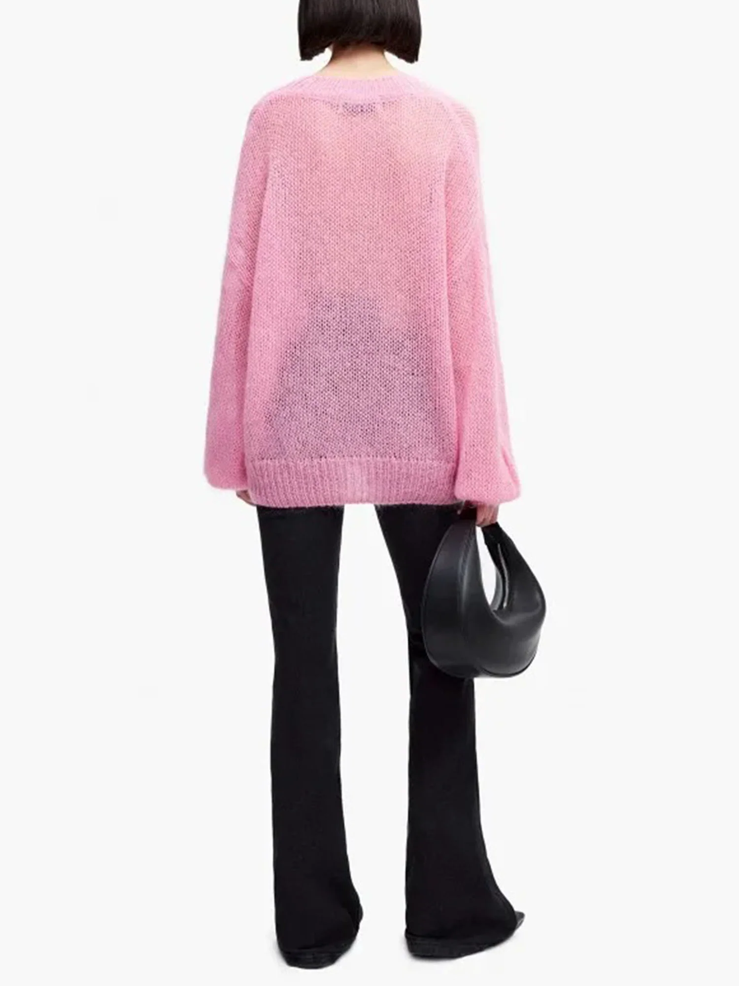 Pinl Plaid Harmony Sweater - XPRESSC