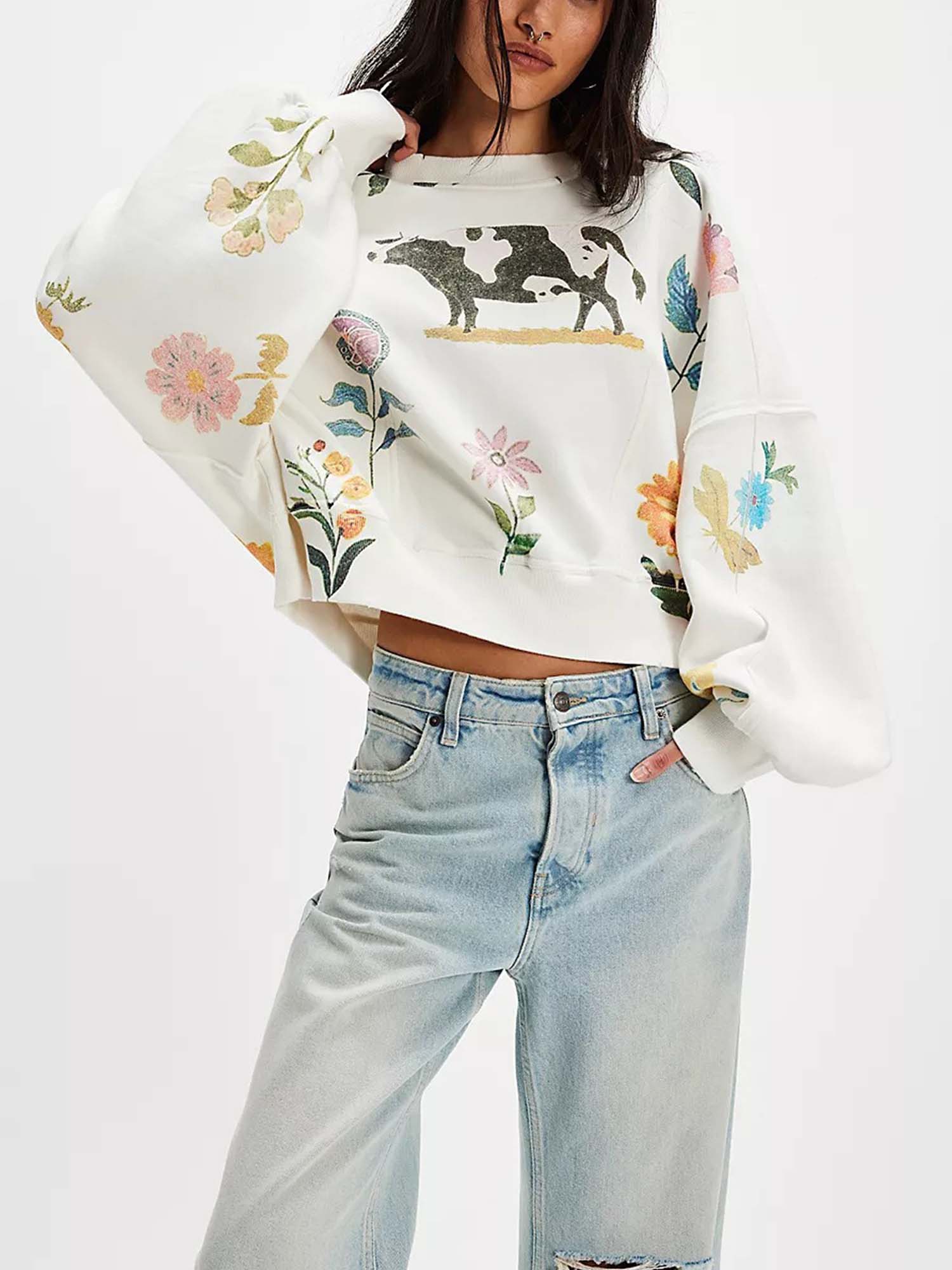 Bovine Silhouette Sweatshirt - XPRESSC