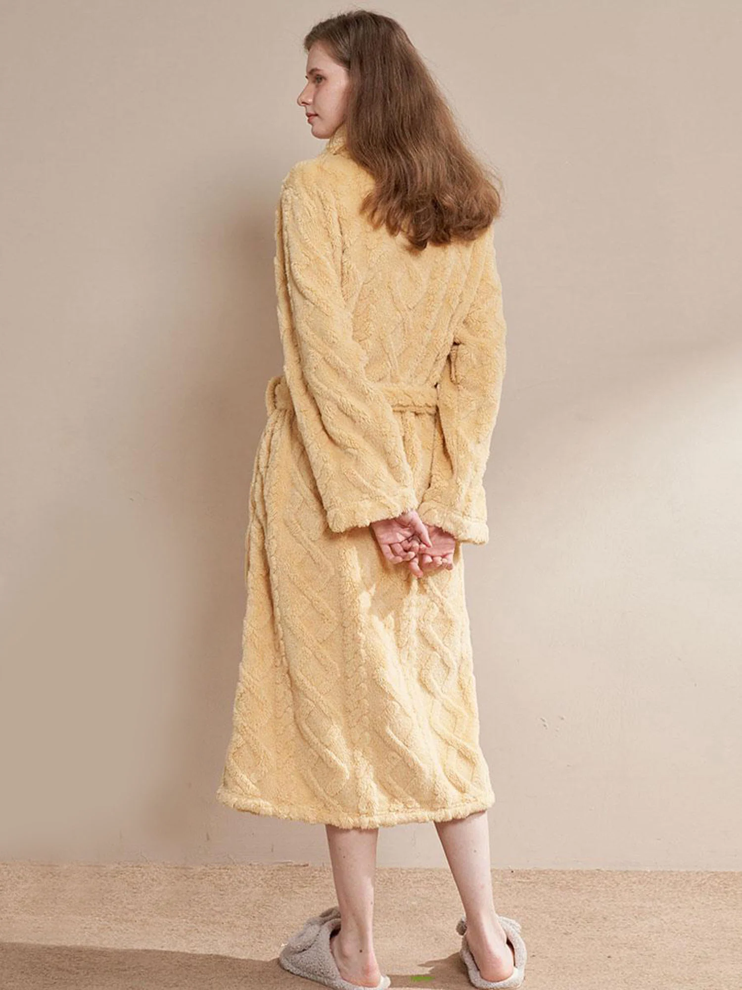 Cozy Coral Fleece Robe - XPRESSC
