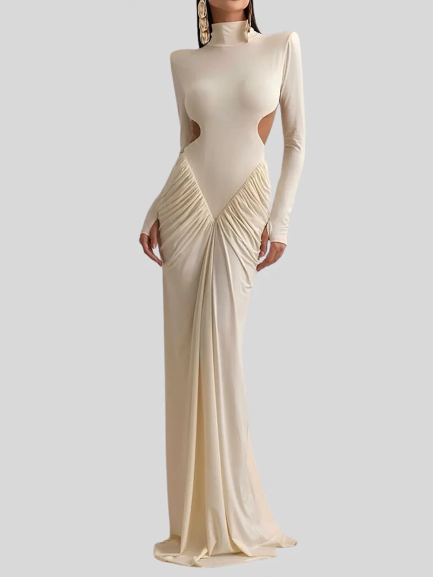 Pleated Whisper Maxi Dress - XPRESSC