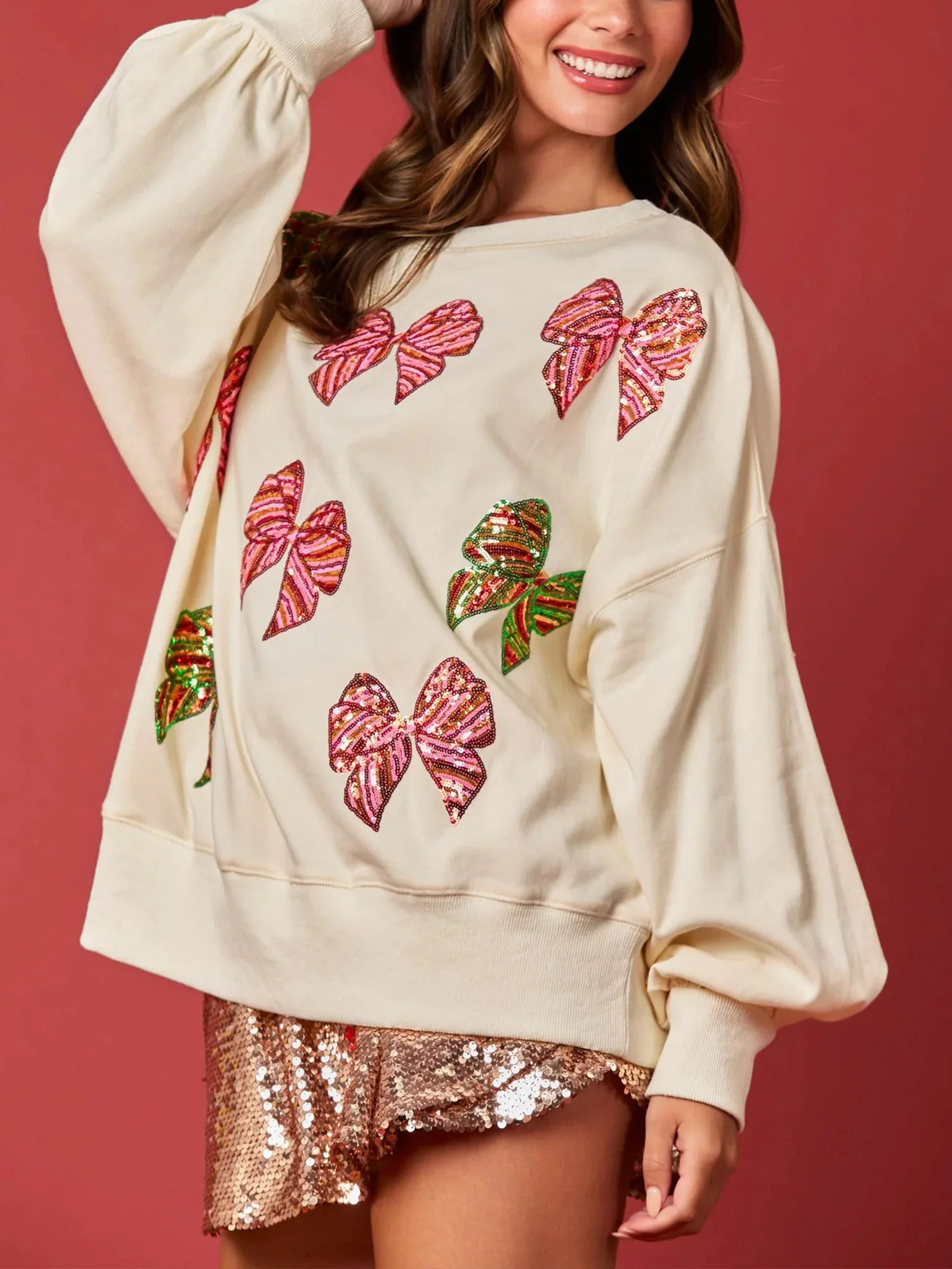 White Butterfly Reverie Sweatshirt - XPRESSC