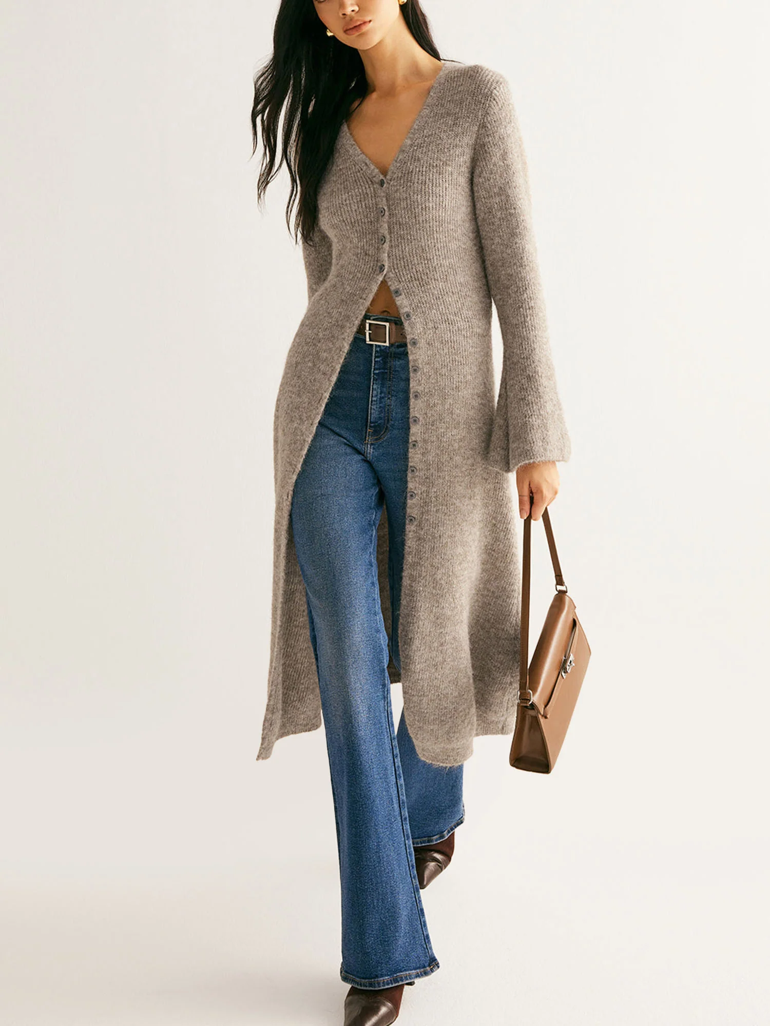 Long Wool Cardigan - XPRESSC