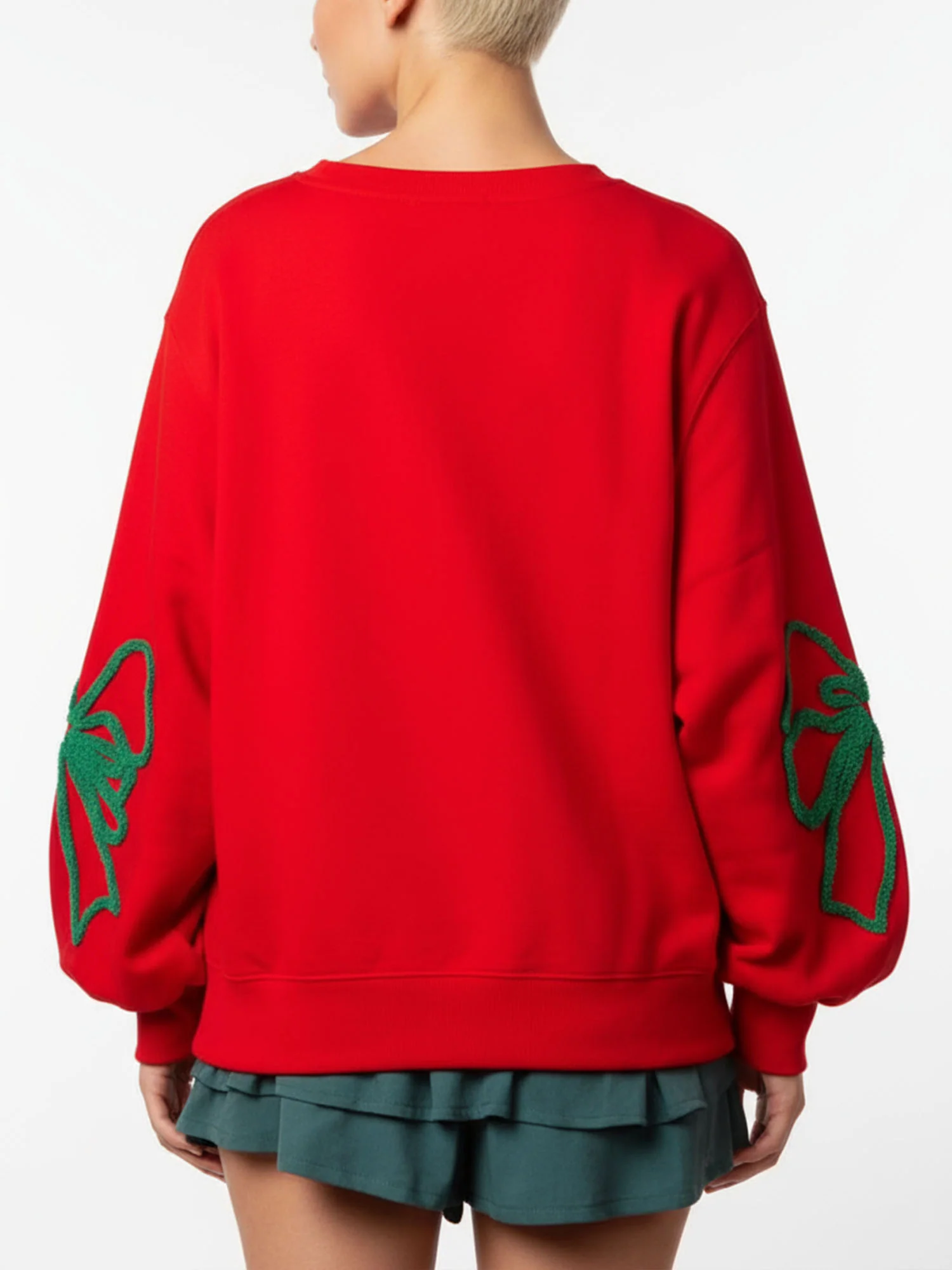 Red Bowed Ember Sweatshirt - XPRESSC