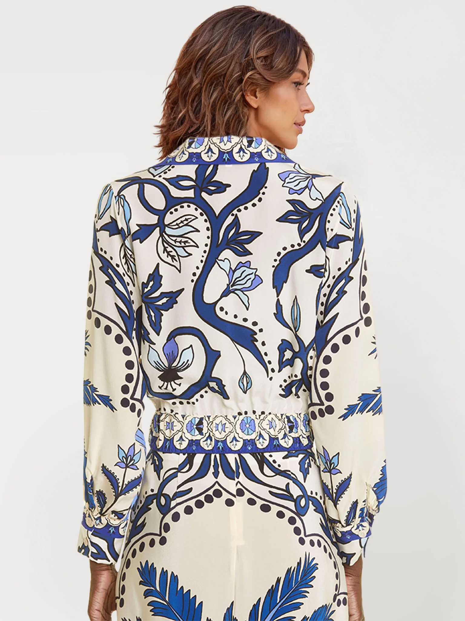 Colorful Printed Maxi Skirt Set - XPRESSC