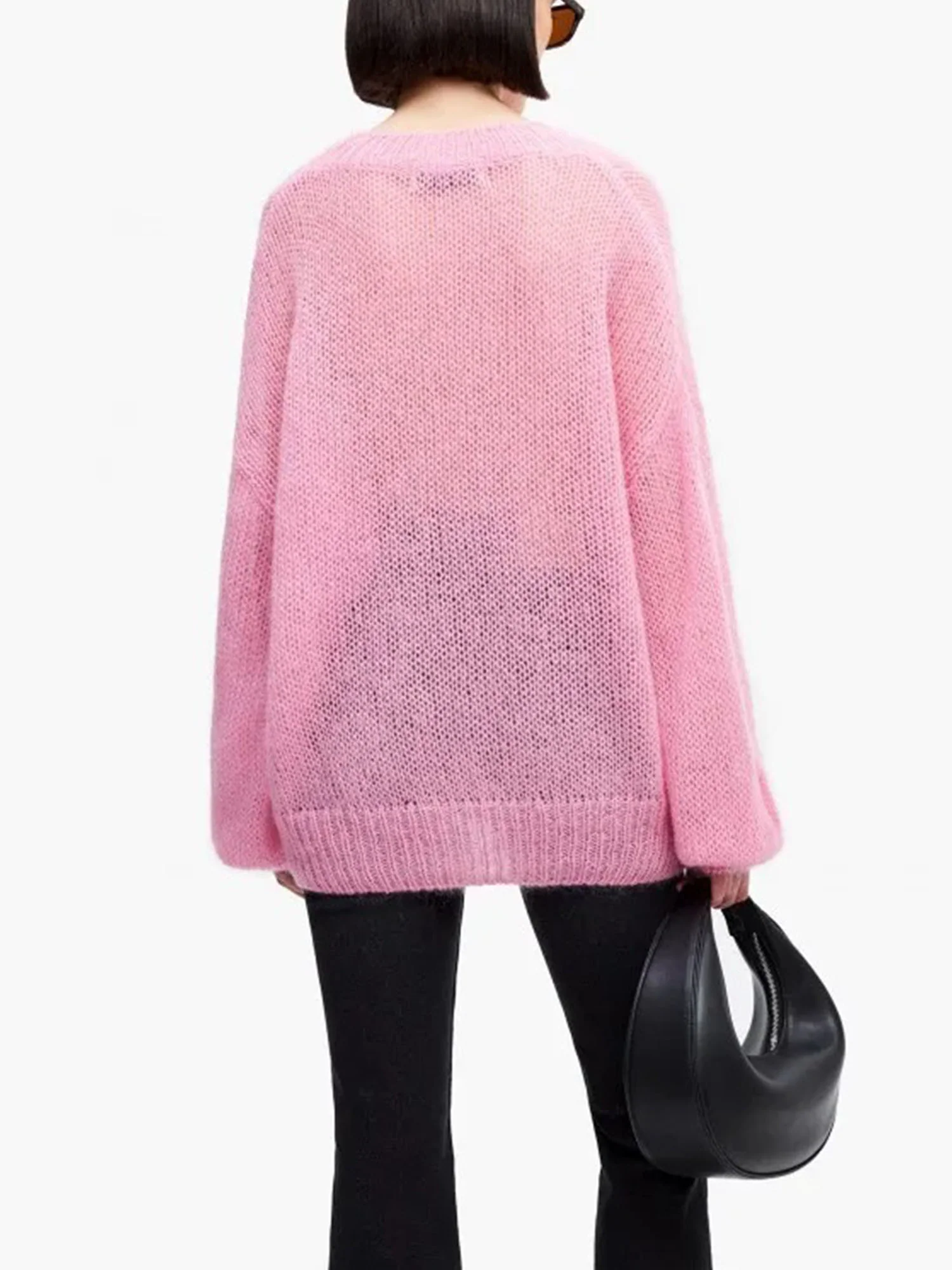 Pinl Plaid Harmony Sweater - XPRESSC