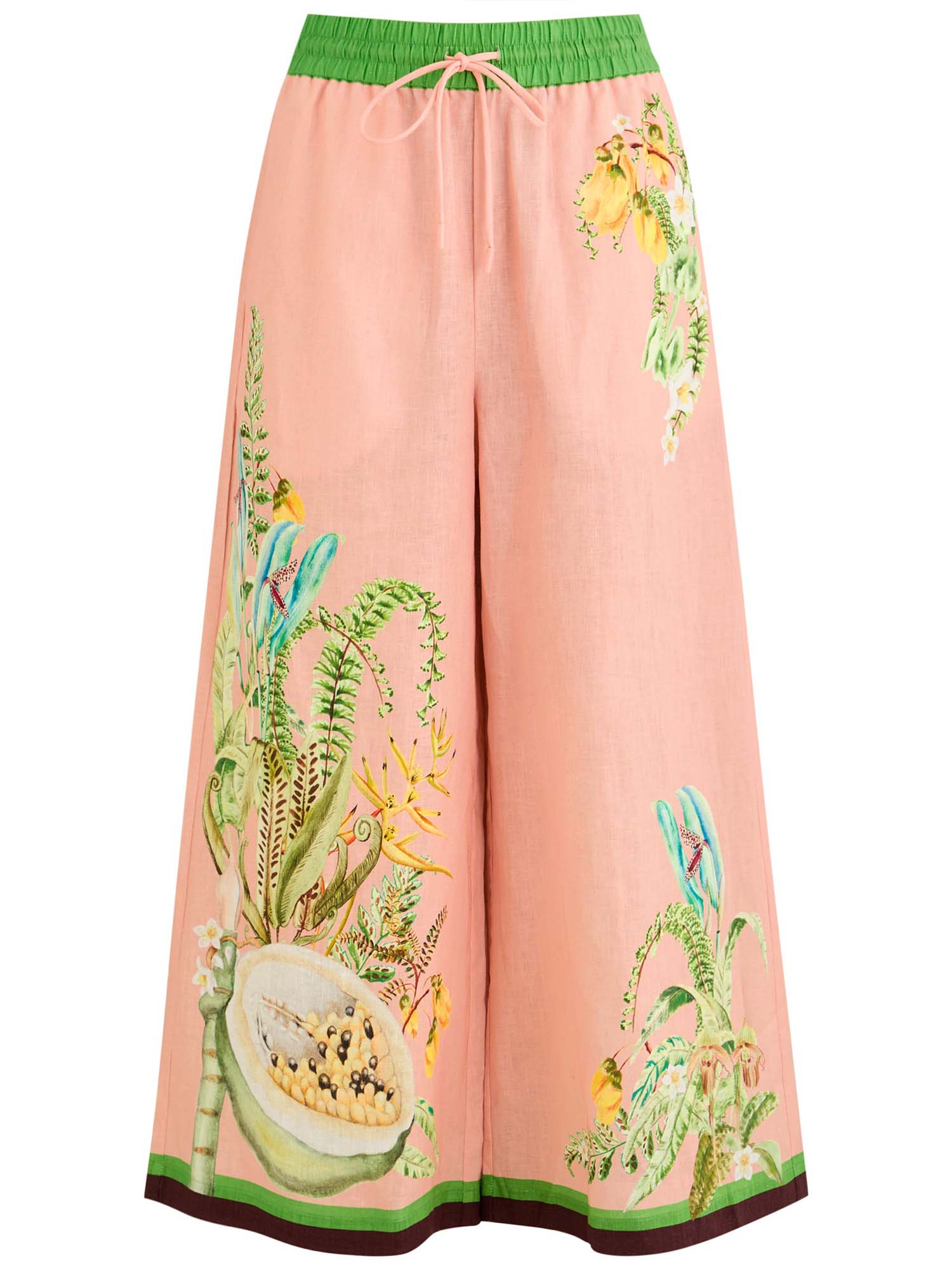 Papaya Paradise Wide-Leg Pants - XPRESSC