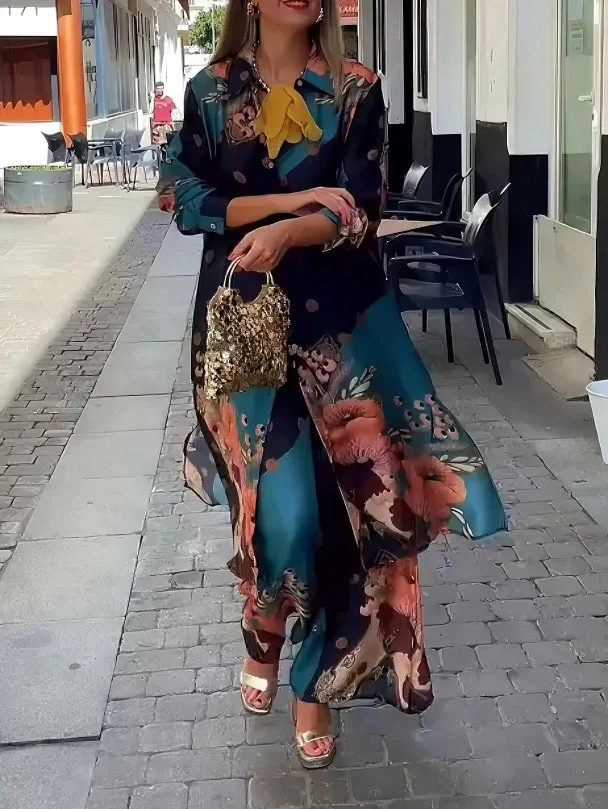 Floral Whisper Long Shirt - XPRESSC